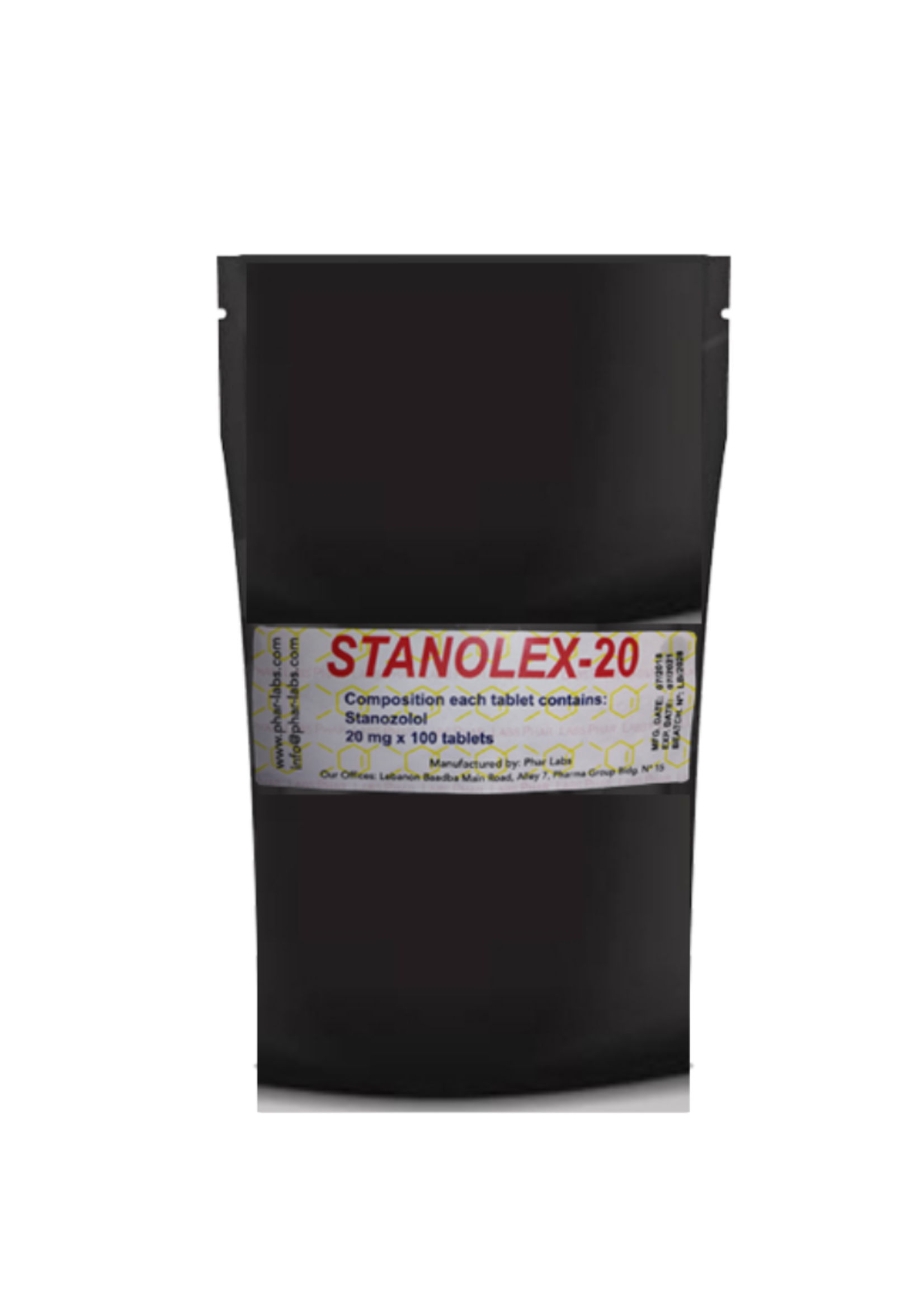 PHAR LABS SILVER STANOLEX (WINSTROL ORAL) PHAR LABS SILVER 20MG 60TABS