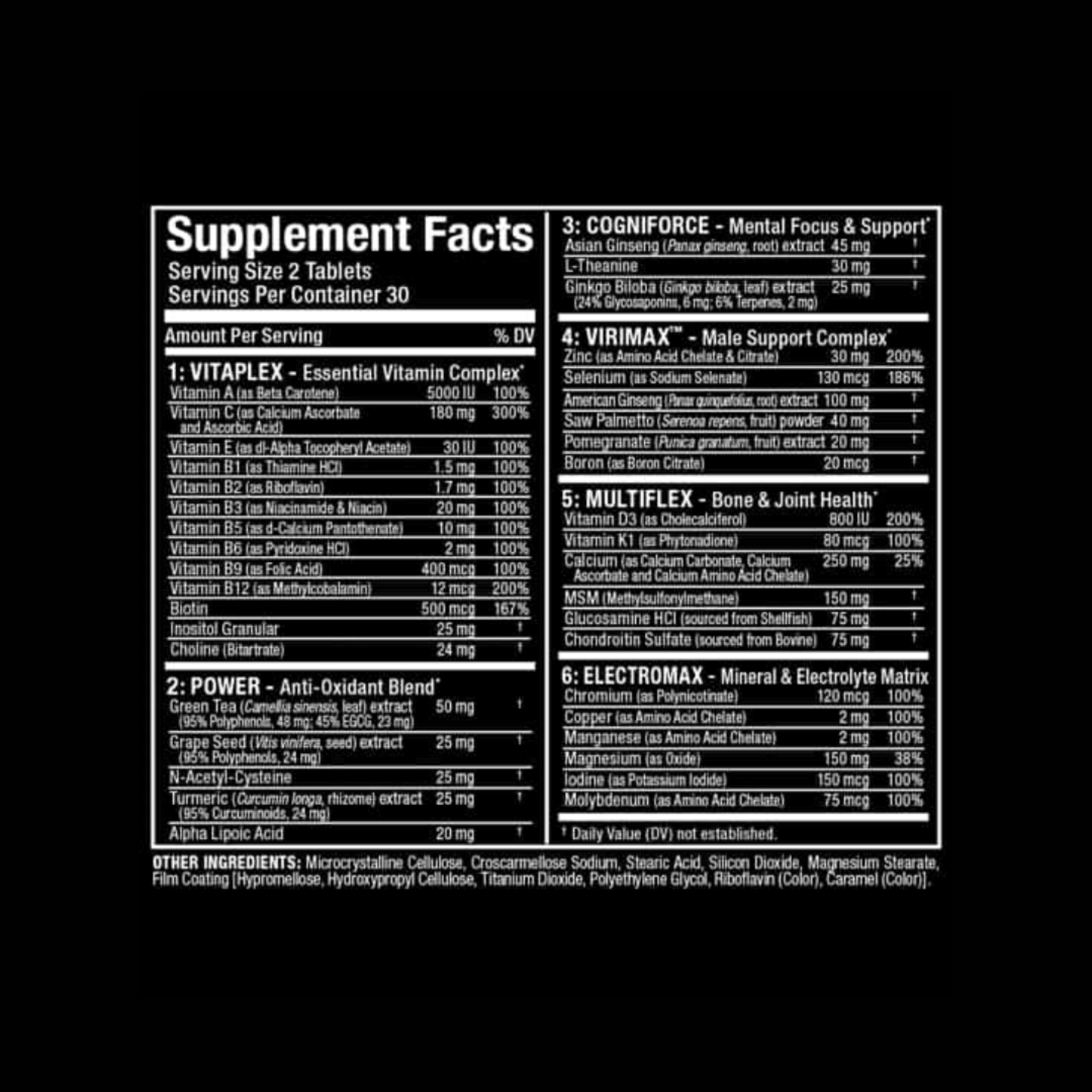 ALLMAX VITAFORM ALLMAX 60TABS