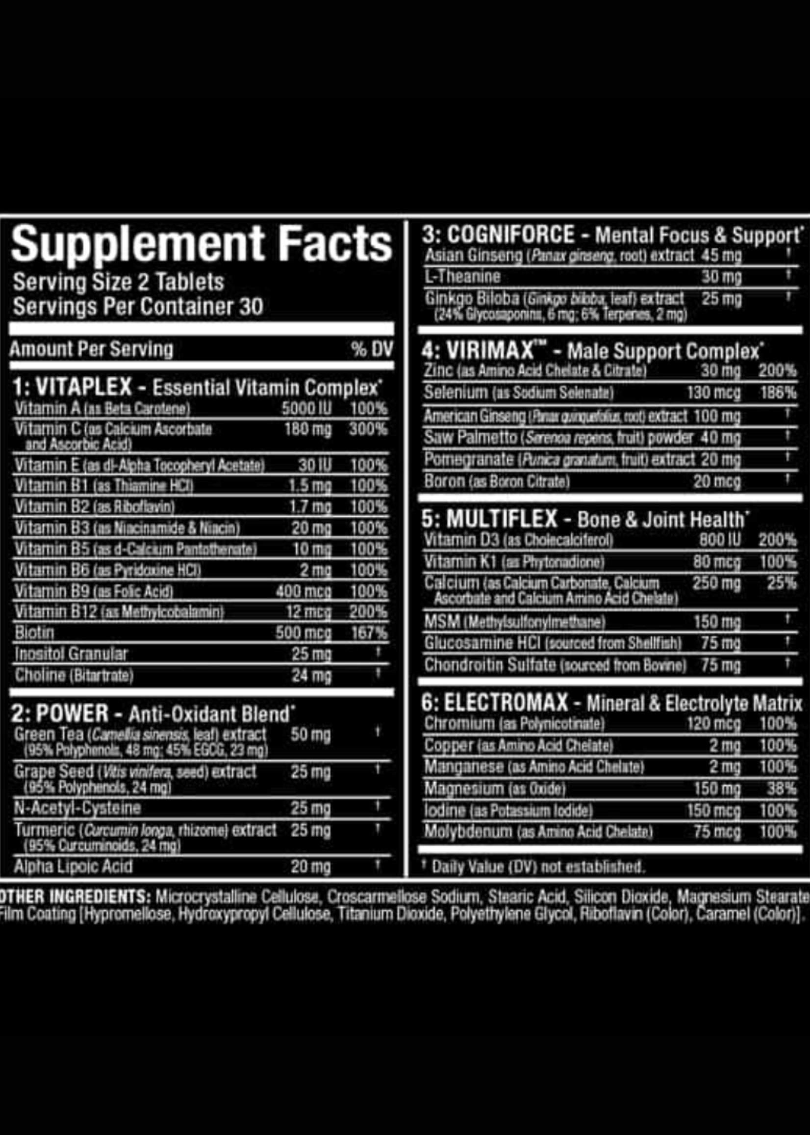 ALLMAX VITAFORM ALLMAX 60TABS