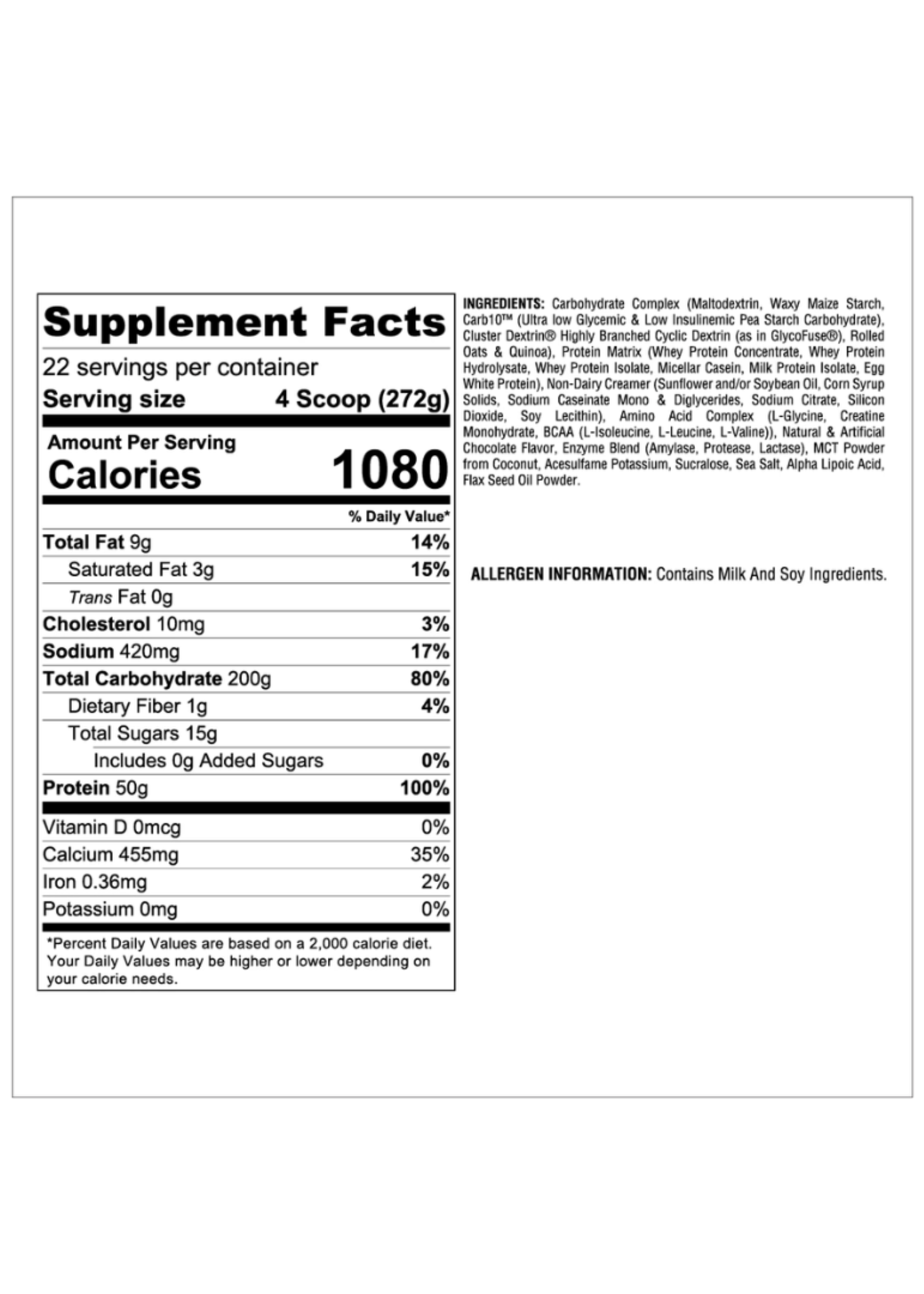 GASPARI NUTRITION REAL MASS GASPARI 12LB