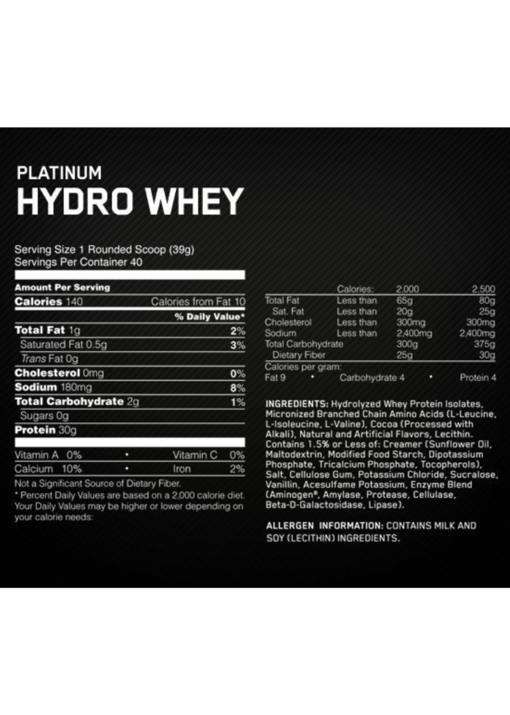 ON HYDRO WHEY 3.5LB ON