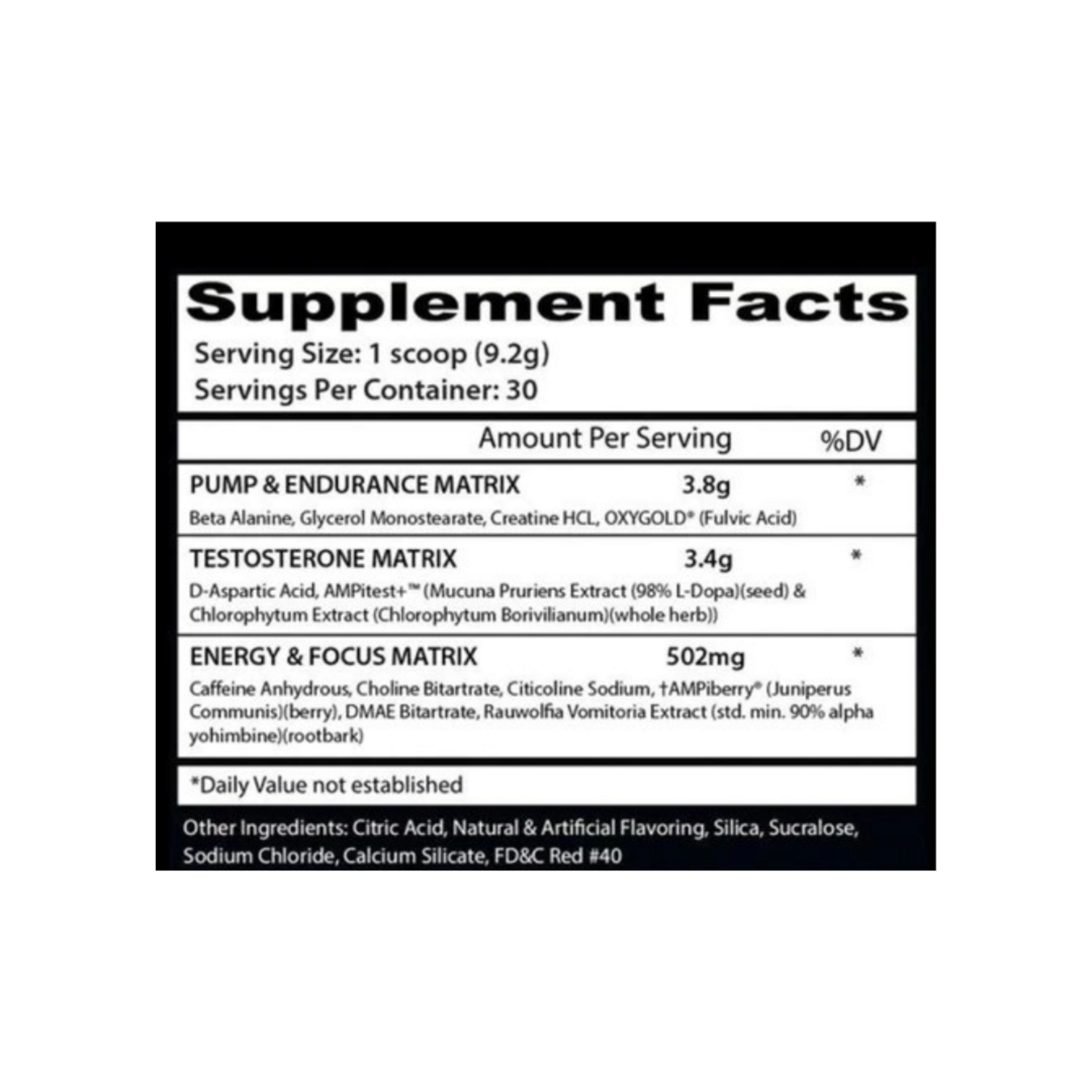 INSANE LABZ PSYCHOTIC TEST INSANE LABZ 30SV