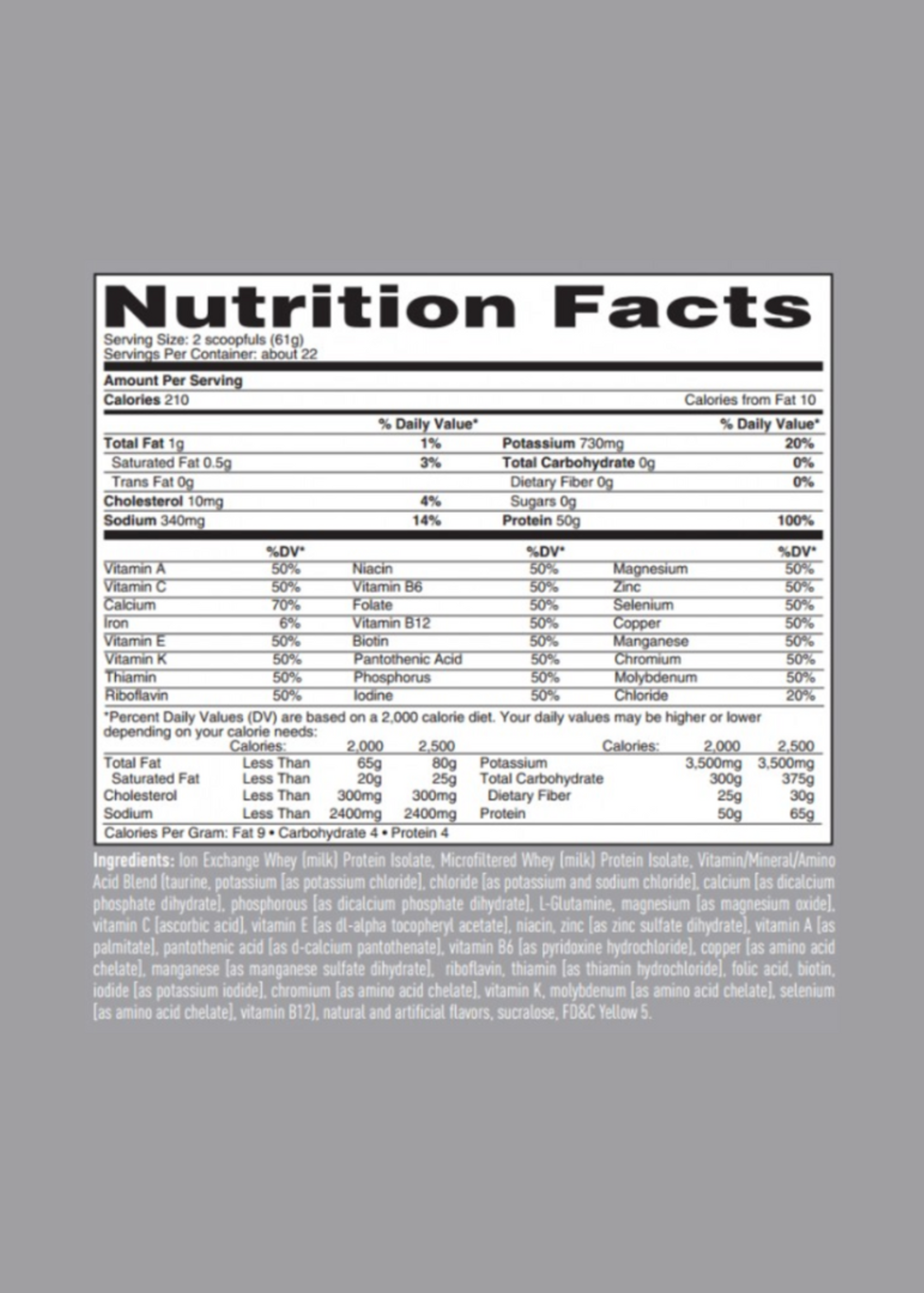 NATURE BEST ISOPURE ZERO CARBS 3LB NATURE BEST