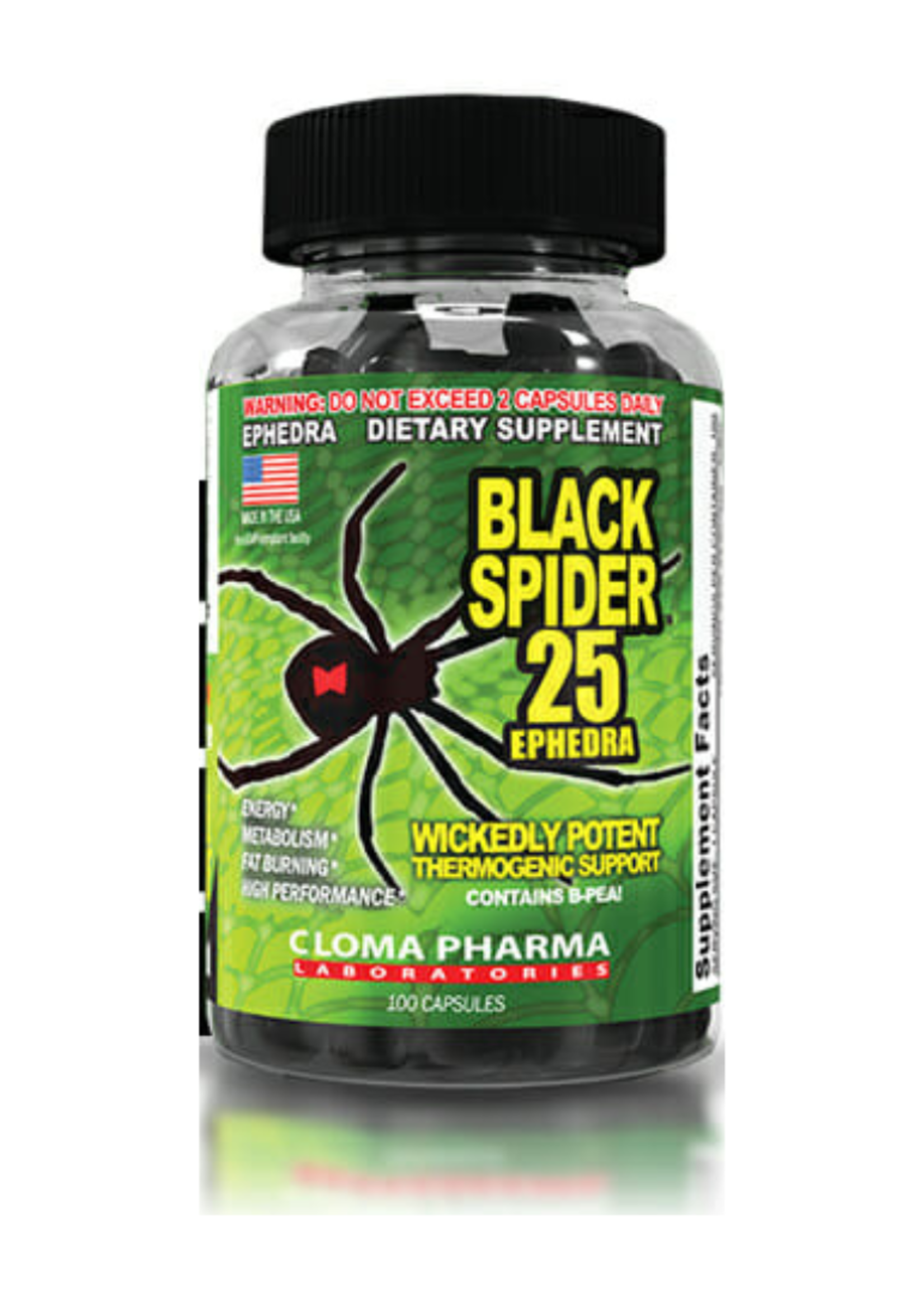 CLOMAPHARMA BCK SPIDER CLOMA PHARMA 100CT