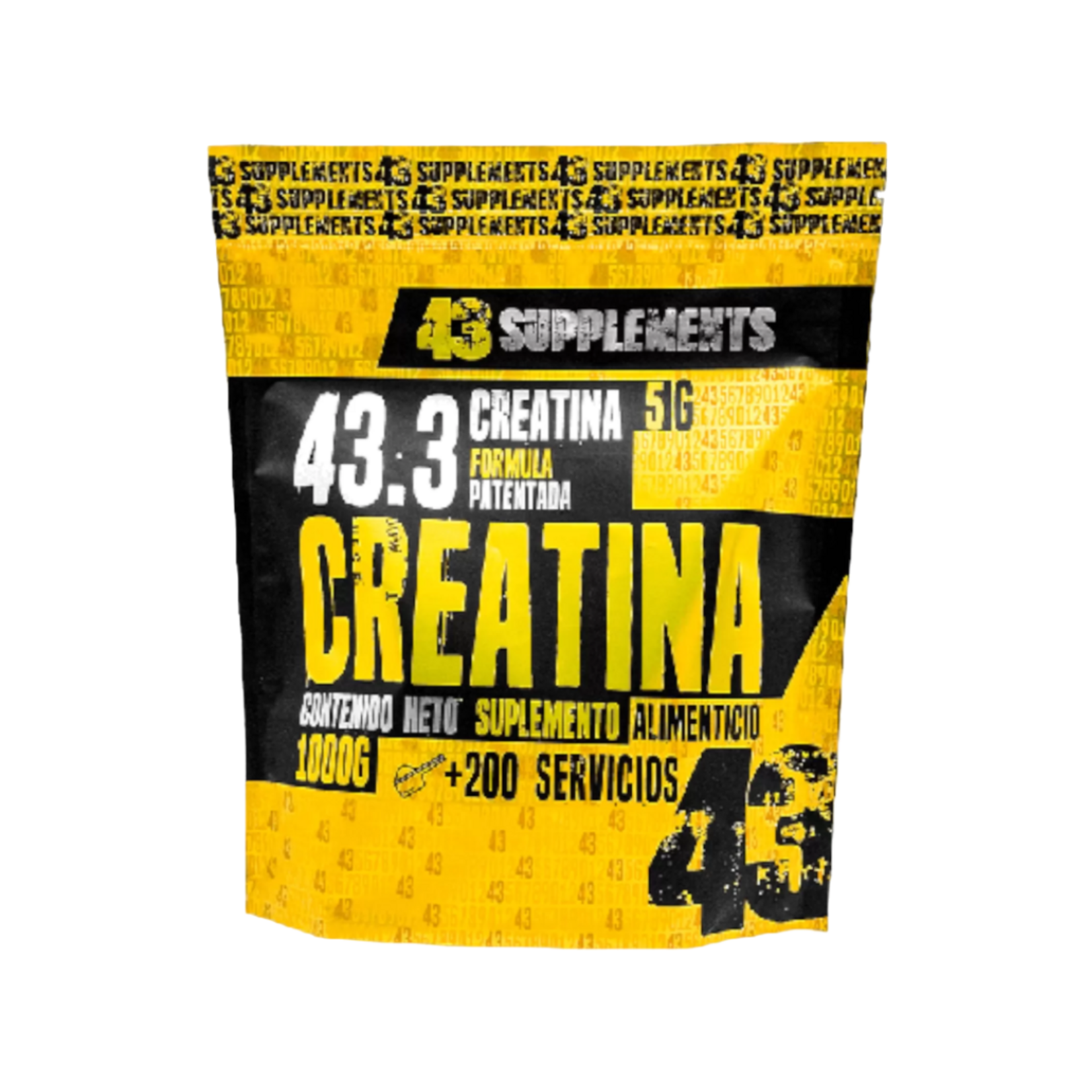 43 SUPPLEMENTS CREATINA 43 SUPSPLEMENTS 1KG 200SV