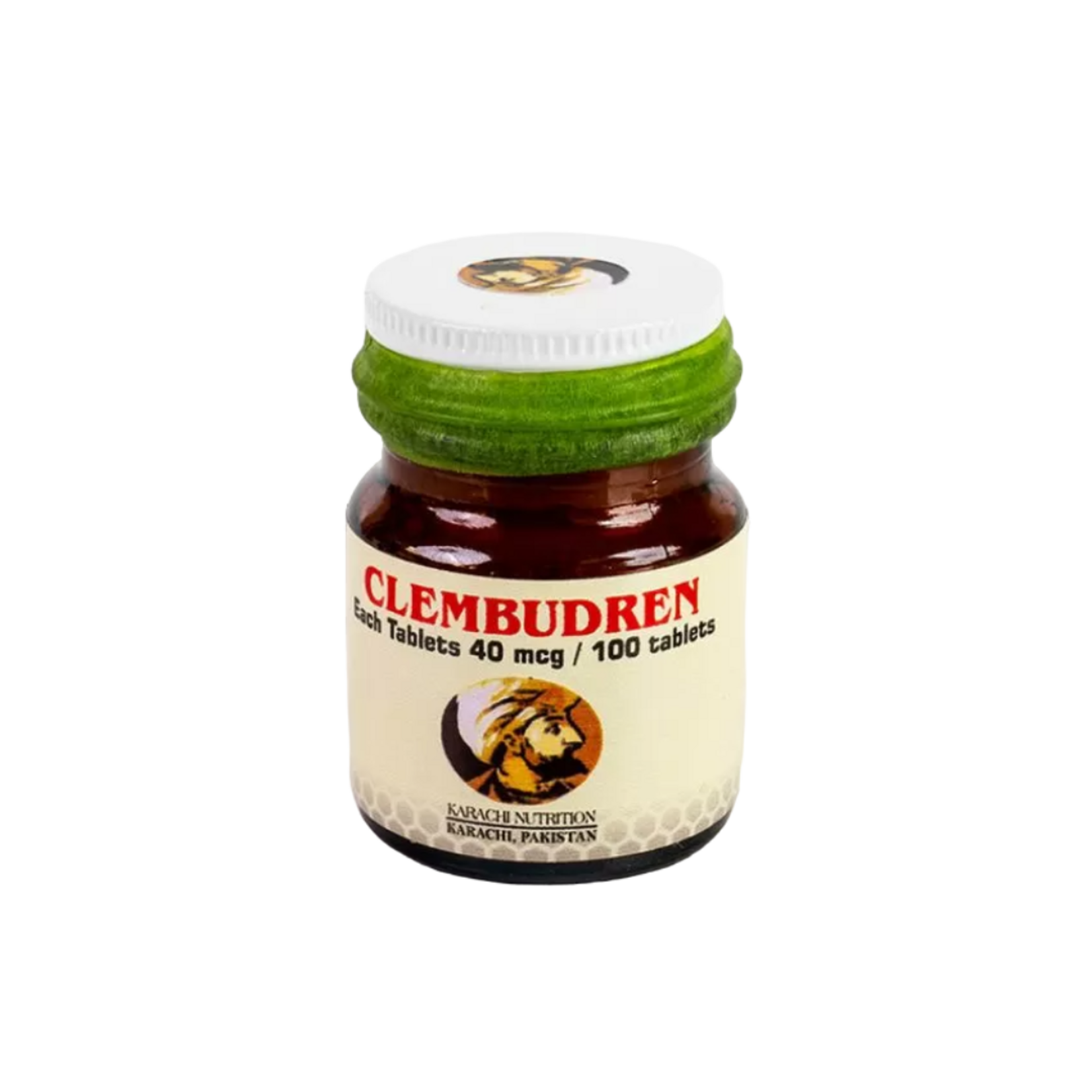 KARACHI CLEMBUDREN (CLEMBUTEROL) KARACHI 40MCG 100TABS