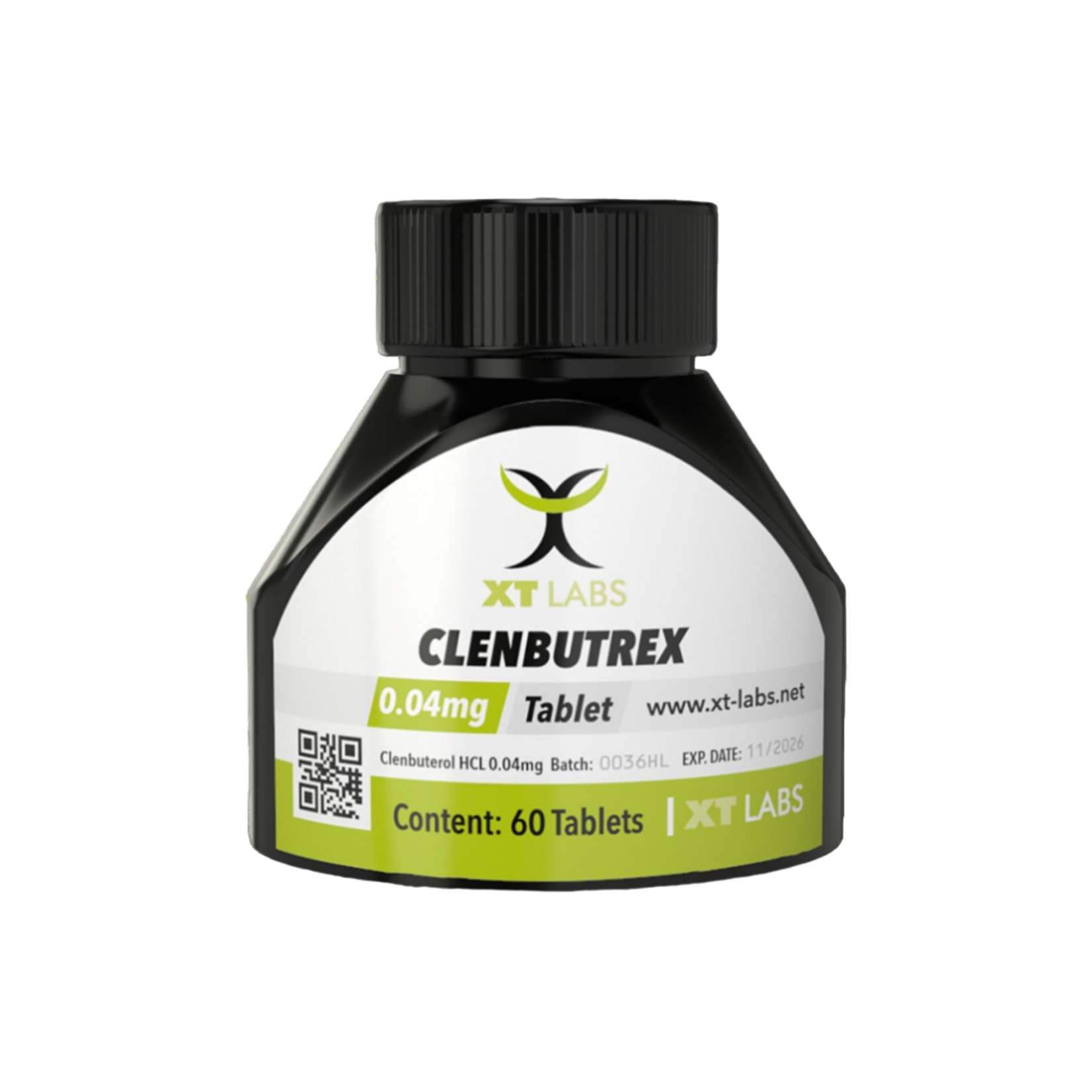 XT LABS CLEMBUTREX (CLEMBUTEROL) XT 40MCG 60TABS