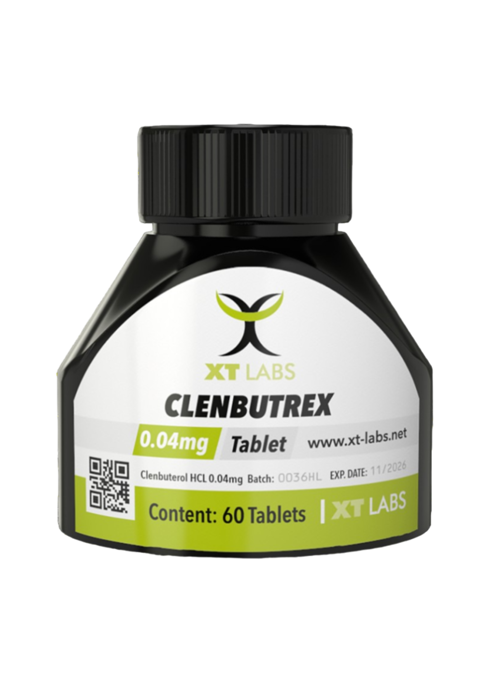 XT LABS CLEMBUTREX (CLEMBUTEROL) XT 40MCG 60TABS