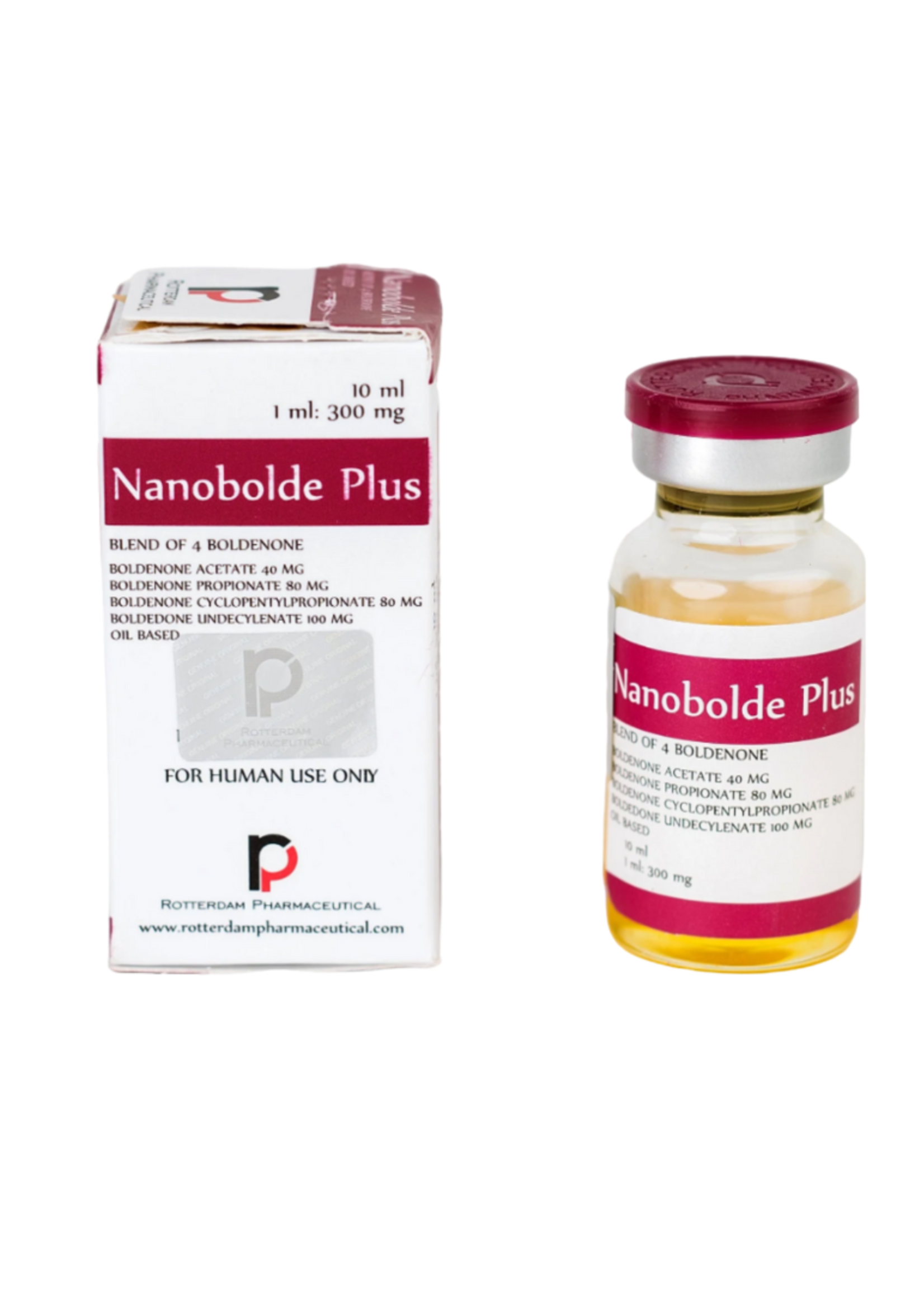 ROTTERDAM NANO BOLDE PLUS (BOLDENONA PLUS) ROTTER 300MG 10ML