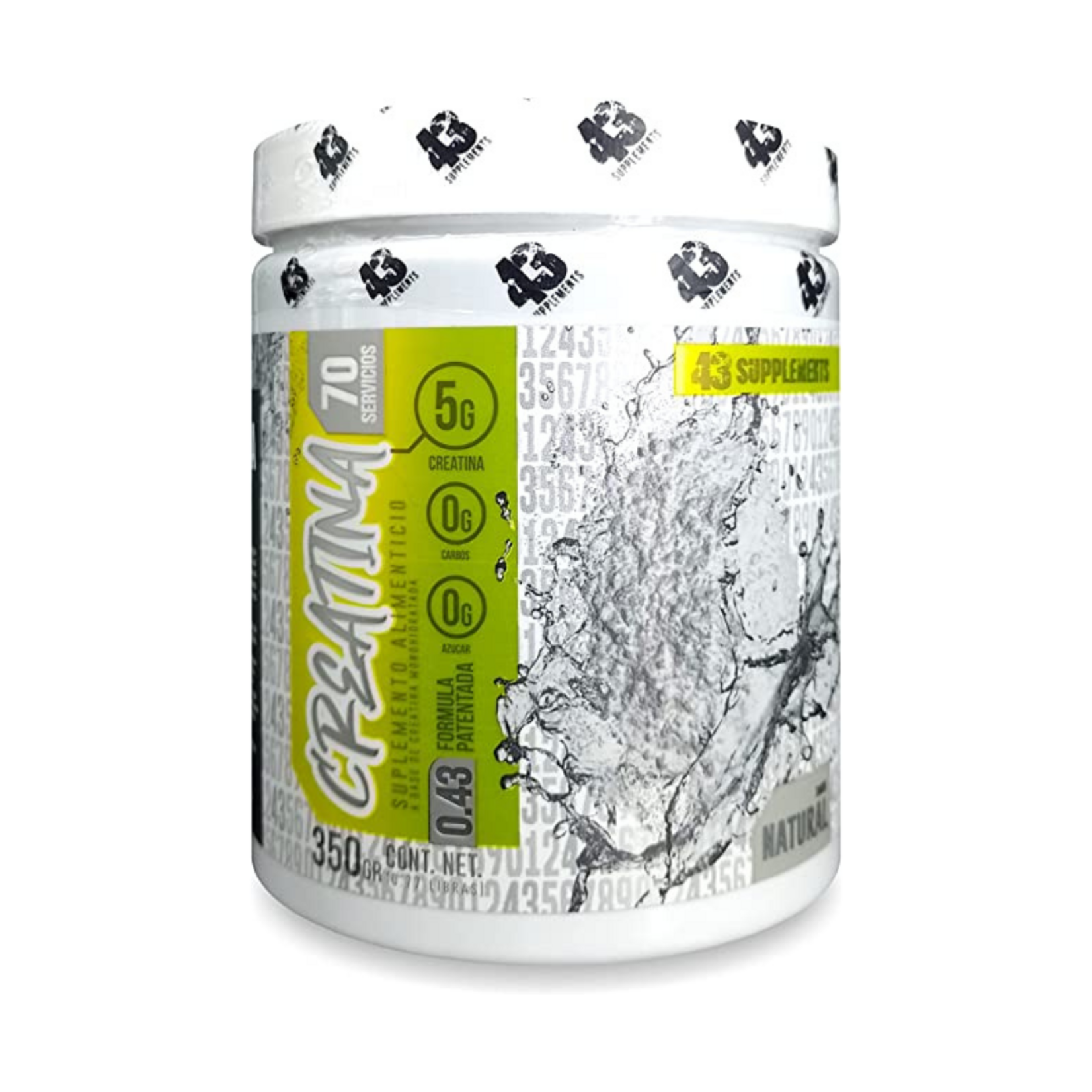 43 SUPPLEMENTS CREATINA 43 SUPPLEMENTS 70SV 350GR