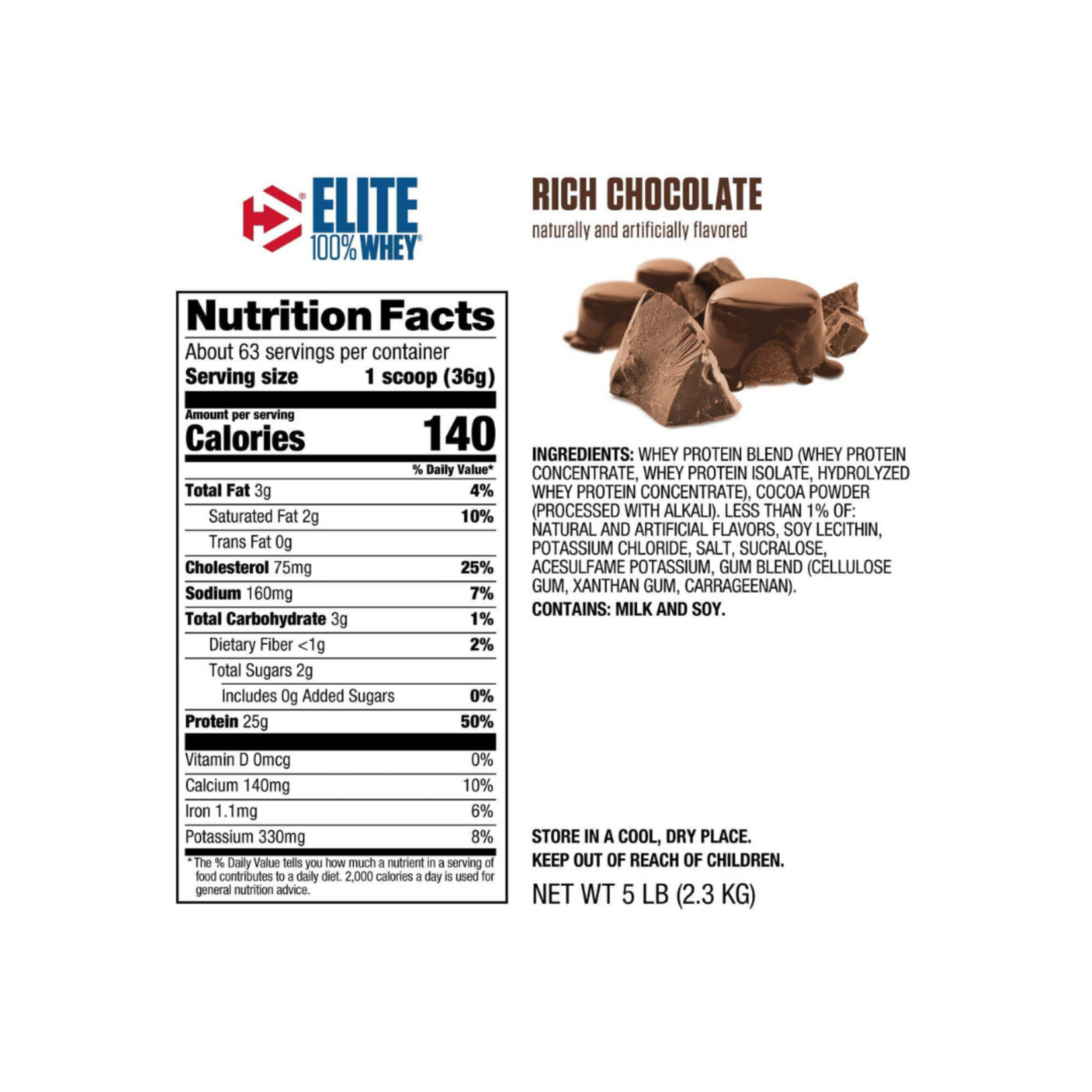 DYMATIZE ETE WHEY DYMATIZE 5LB