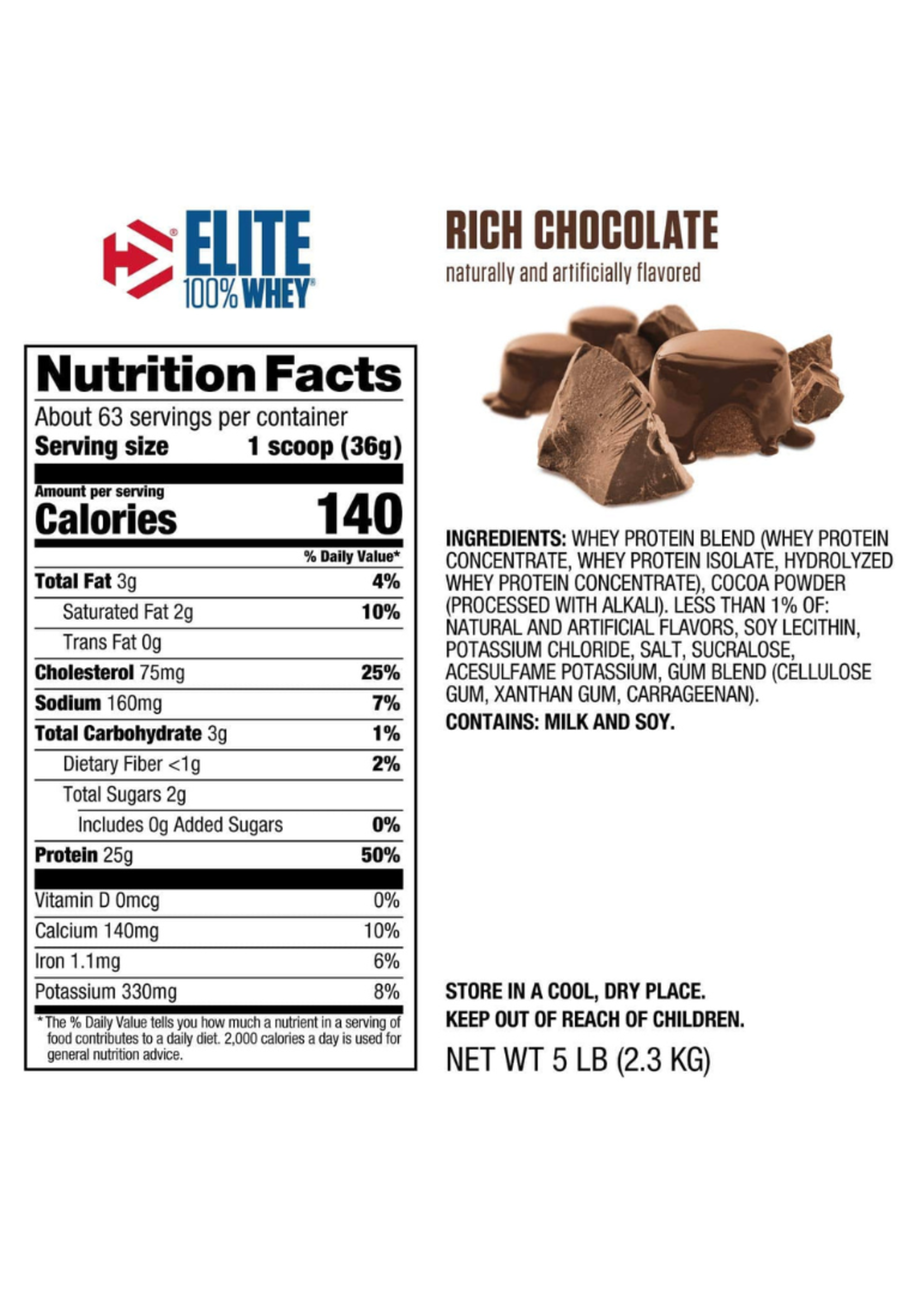 DYMATIZE ETE WHEY DYMATIZE 5LB