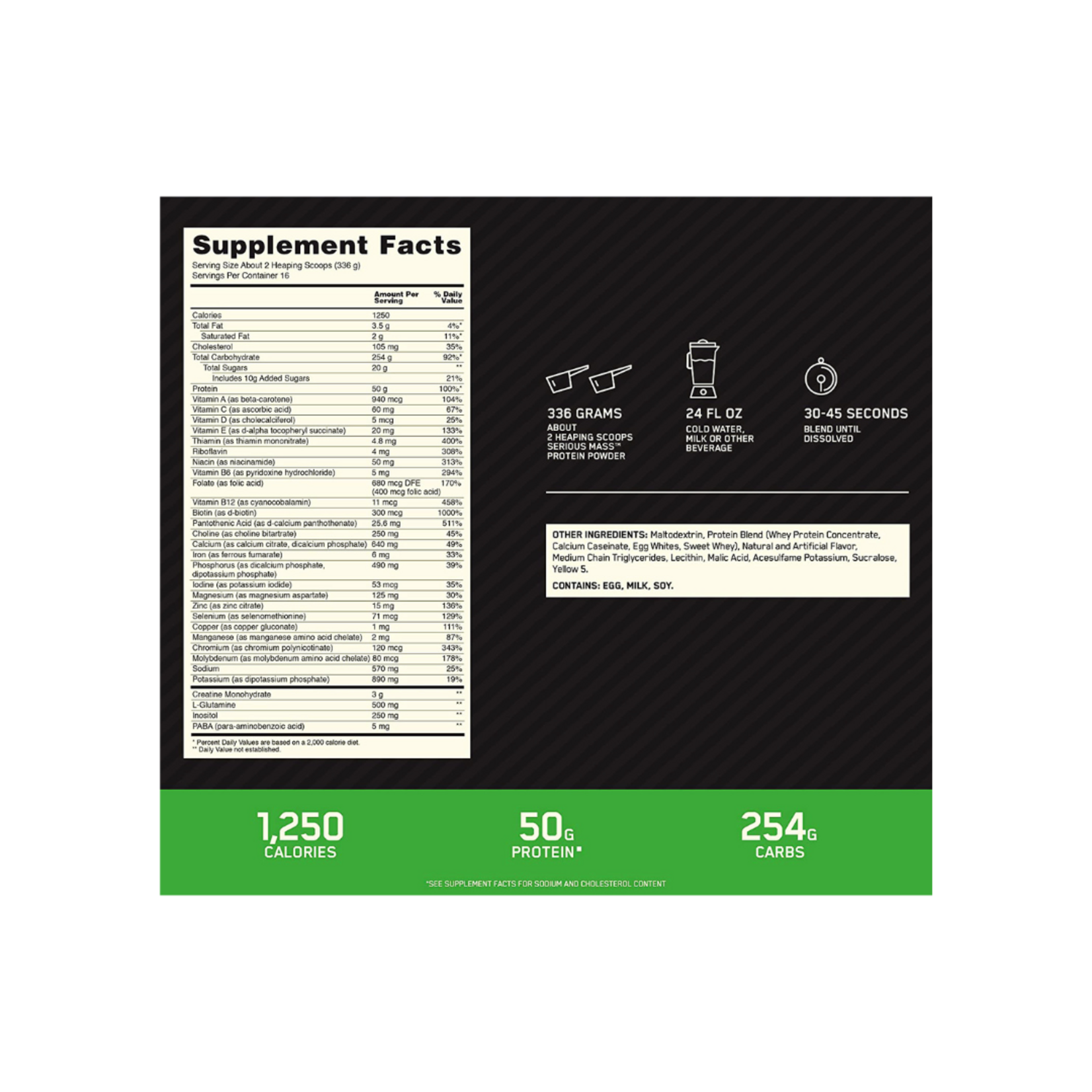 ON OFERTA SERIOUS MASS ON 12LB