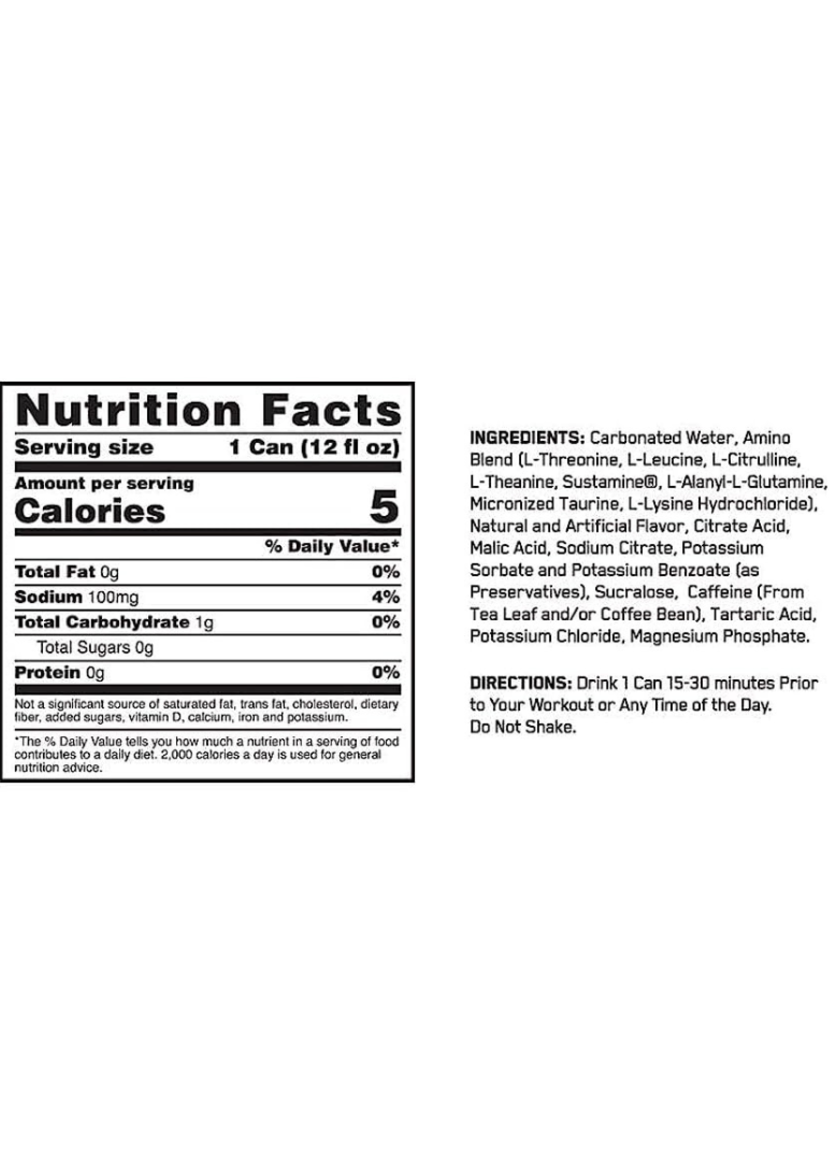 ON OFERTA SPARKLING AMINO ENERGY 12OZ 12PACK