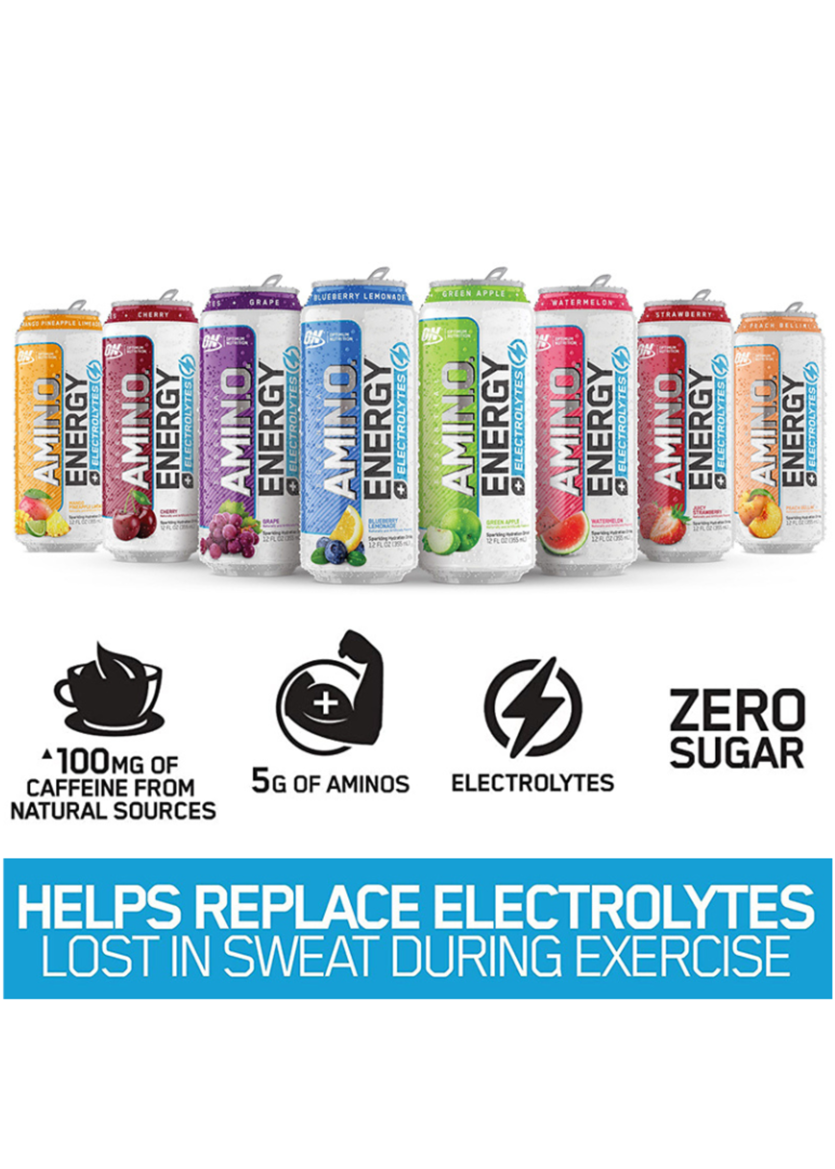 ON OFERTA SPARKLING AMINO ENERGY 12OZ 12PACK