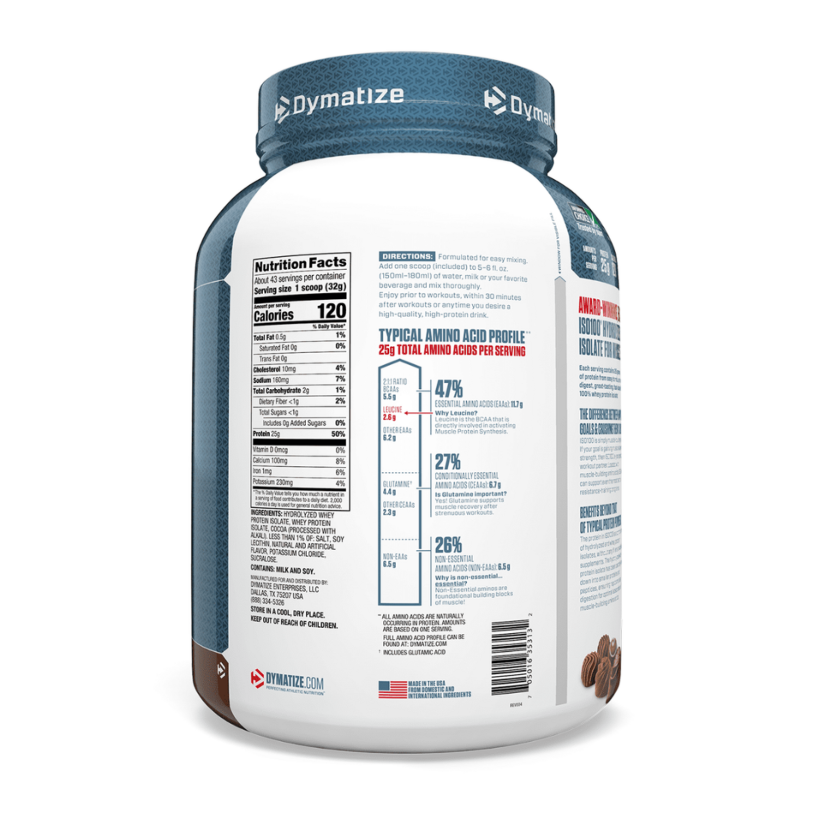 DYMATIZE ISO 100 DYMATIZE ORIGINAL 3LB