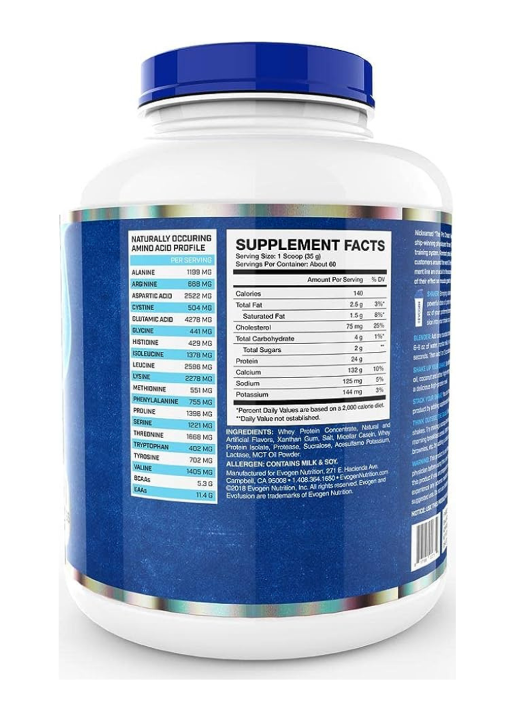 EVOGEN EVOFUSION EVOGEN 4.6LB