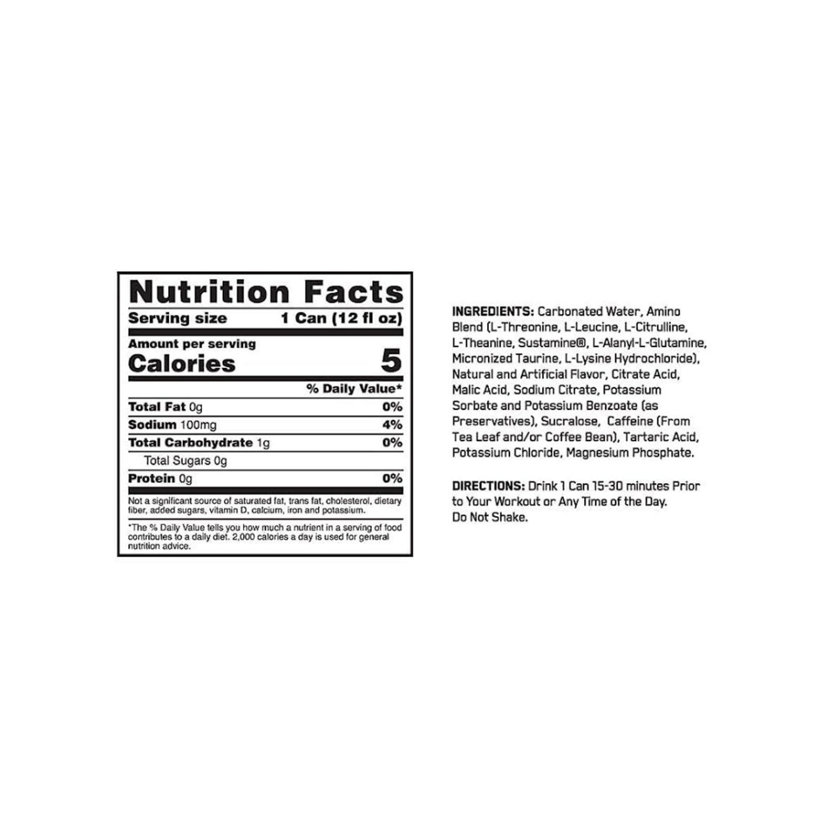 ON SPARKLING AMINO ENERGY ORIGINAL ON 12OZ 12PACK