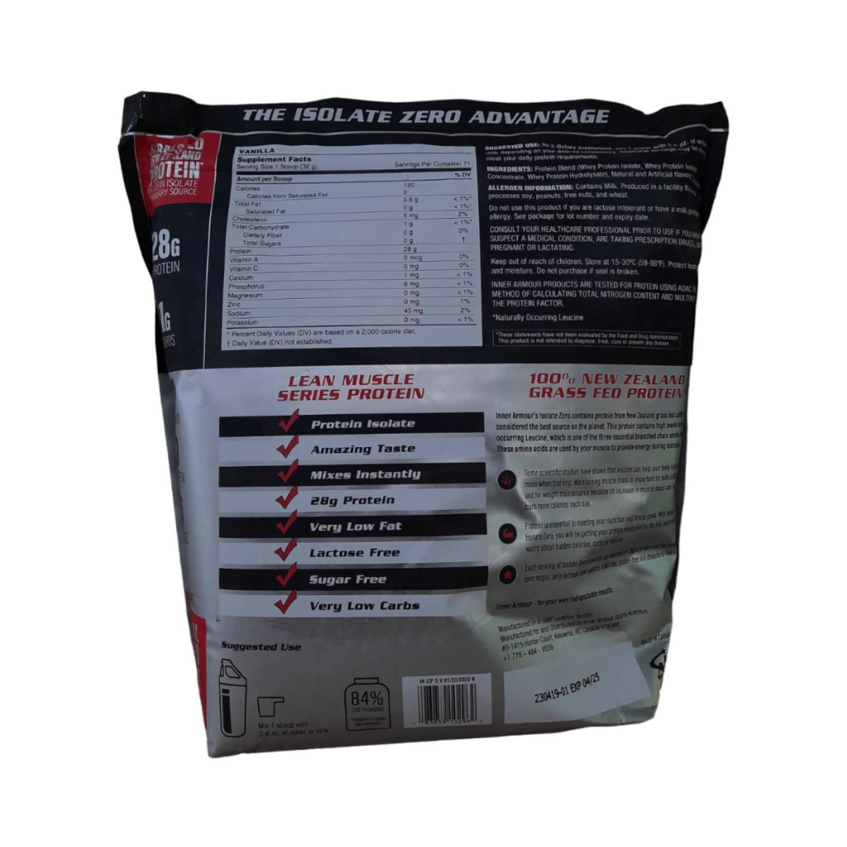 INNER ARMOUR ISOLATE ZERO 5LBS