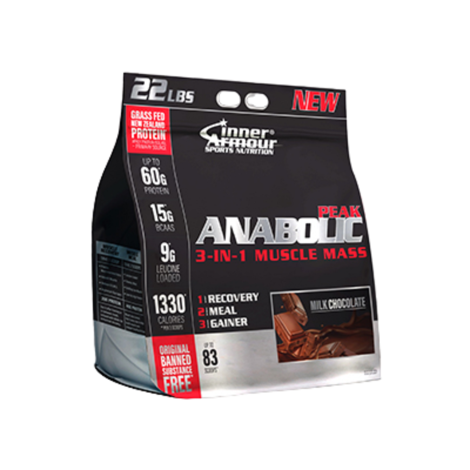 INNER ARMOUR PEAK ANABOLIC MASS 12LBS INNER ARMOUR