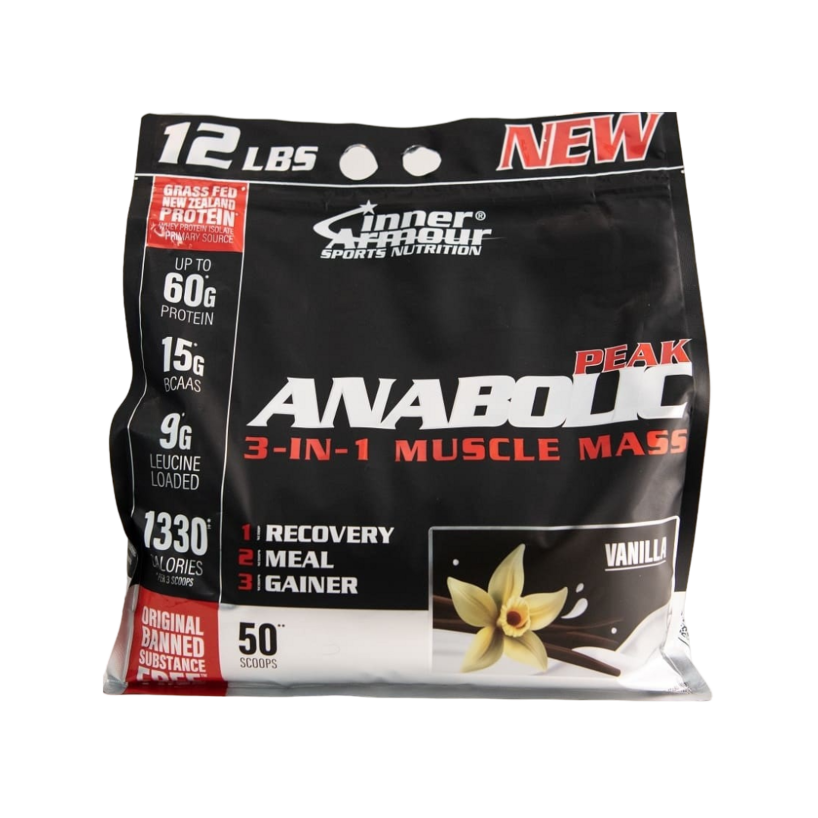 INNER ARMOUR PEAK ANABOLIC MASS 12LBS INNER ARMOUR