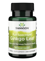 SWANSON FULL SPECTRUM GINKGO LEAF 60MG 120CAPS SWANSON