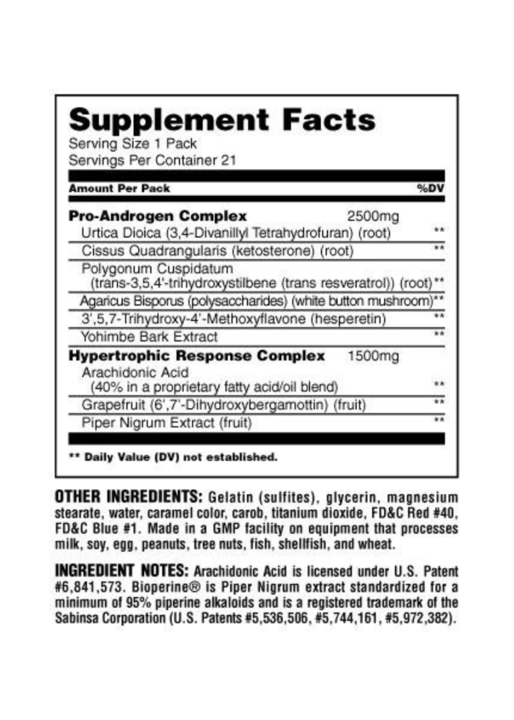 UNIVERSAL ANIMAL TEST UNIVERSAL 21PACKS