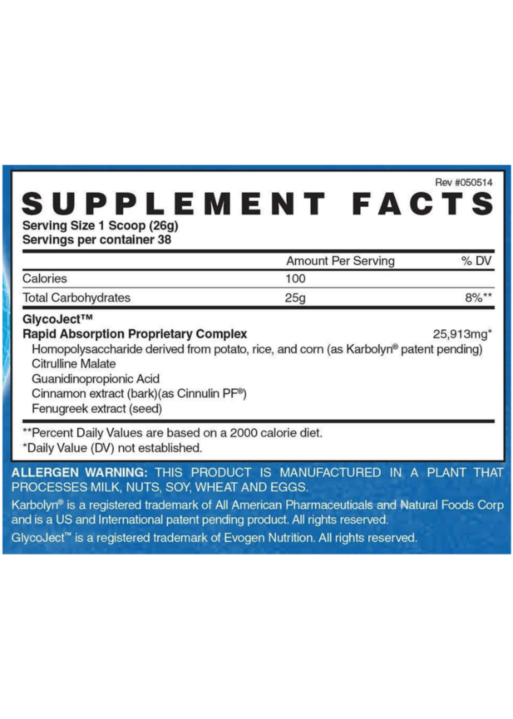 EVOGEN GLYCOJECT EVOGEN 2LB