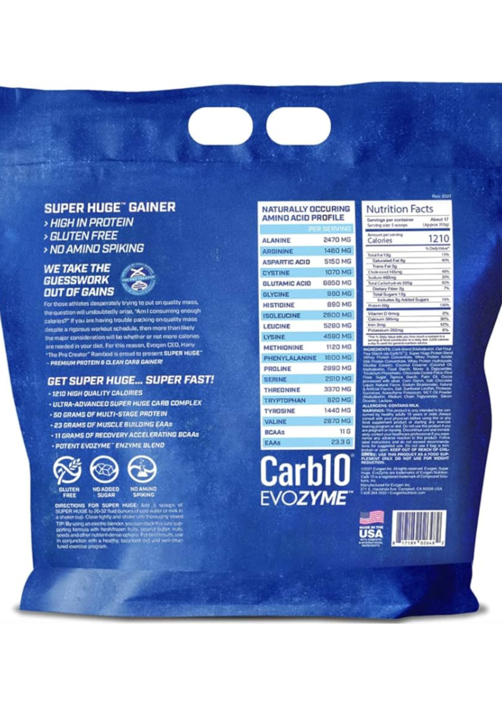 EVOGEN SUPER HUGE 12LB EVOGEN