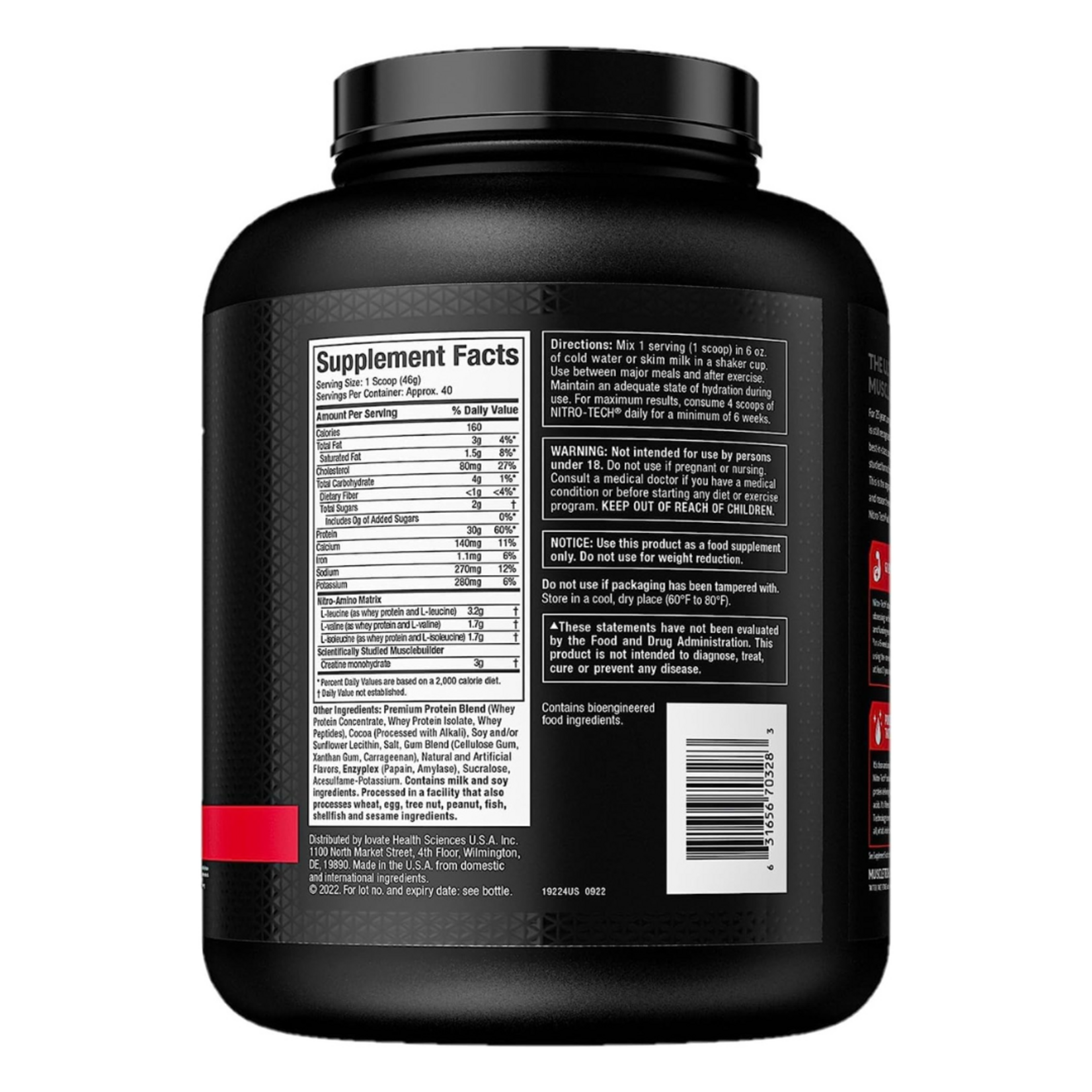 MUSCLE TECH NITRO TECH PERF (WHEY PROTEIN) 4LB MUSCLE TECH