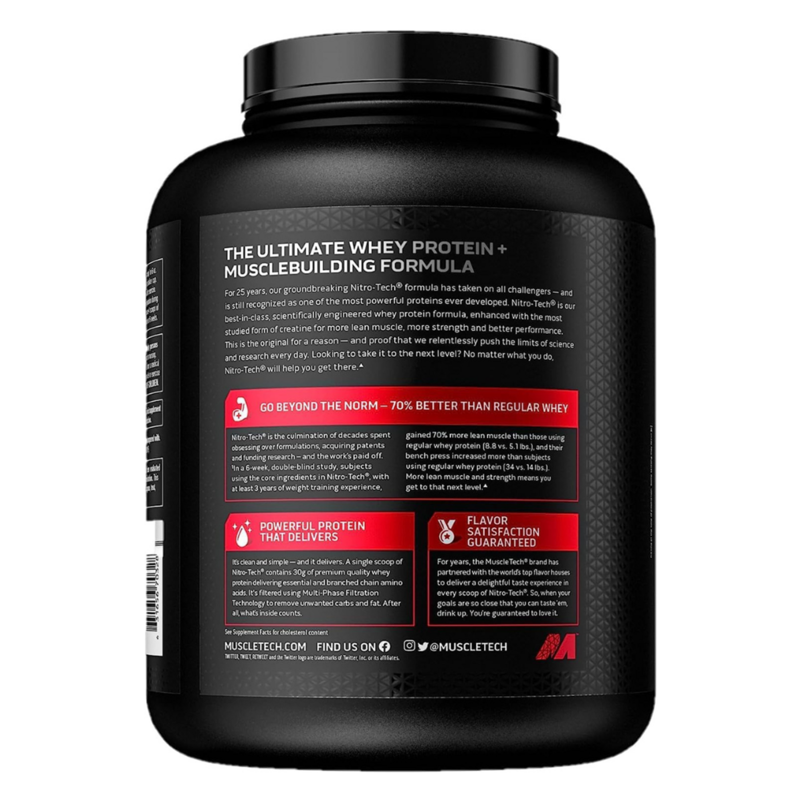 MUSCLE TECH NITRO TECH PERF (WHEY PROTEIN) 4LB MUSCLE TECH