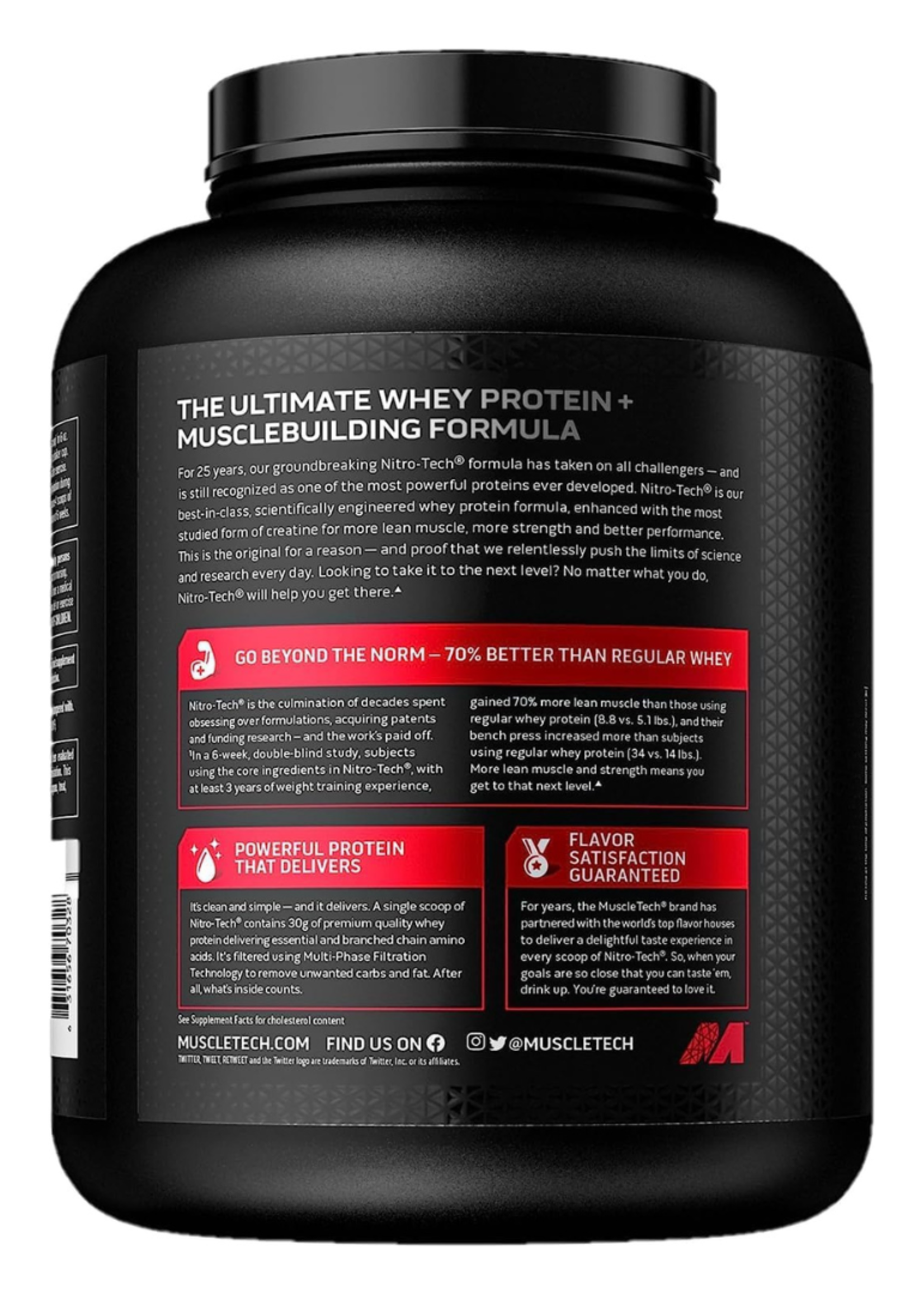 MUSCLE TECH NITRO TECH PERF (WHEY PROTEIN) 4LB MUSCLE TECH
