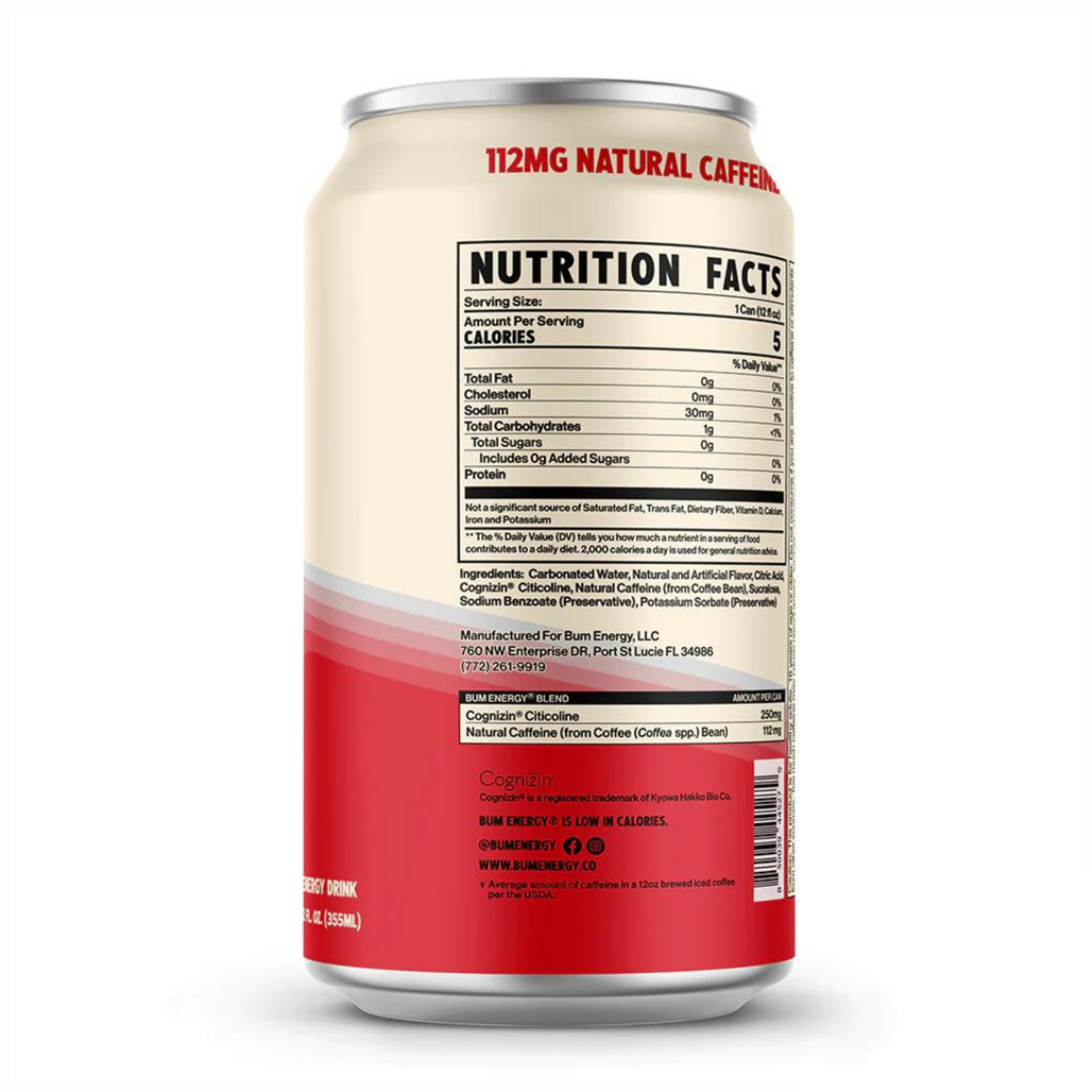 RAW BUM ENERGY RAW 12OZ 12PACK