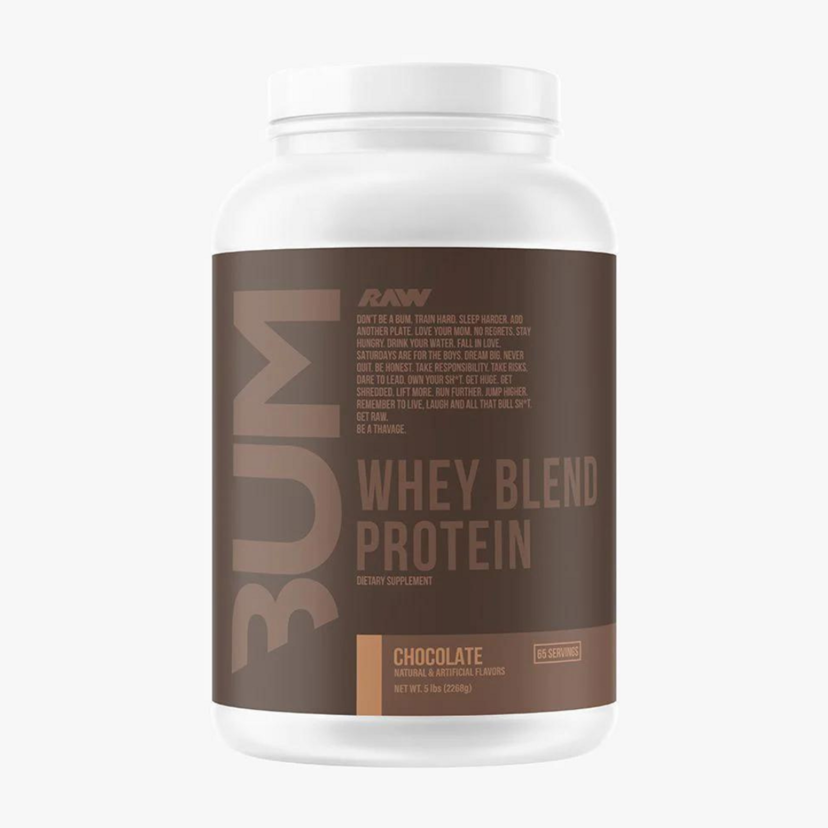 RAW BUM WHEY BLEND PROTEIN 5LB RAW