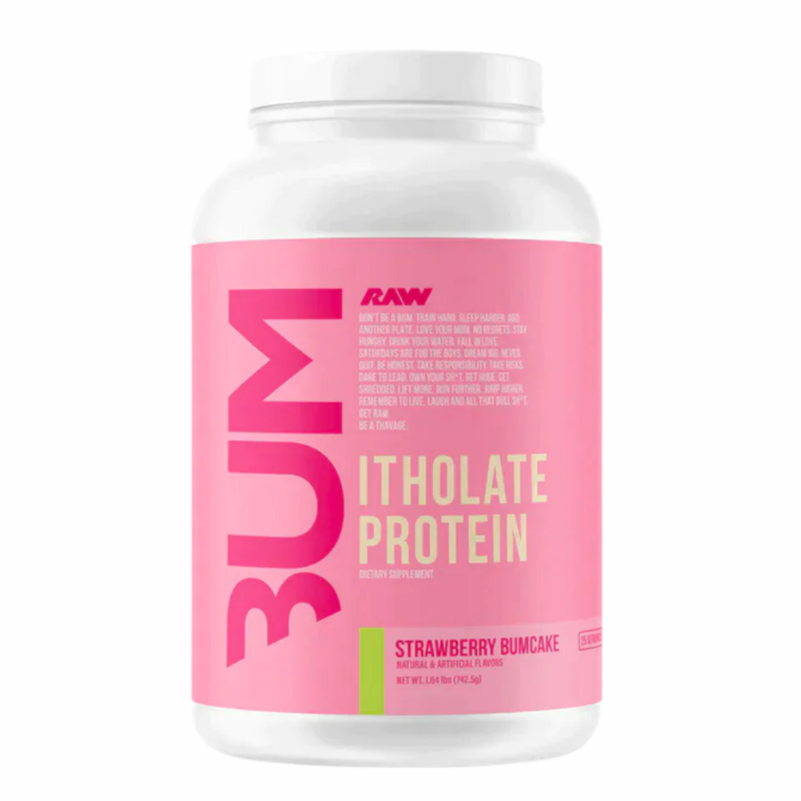 RAW CBUM ITHOLATE PROTEIN 1.72LB-2LB 25SV RAW