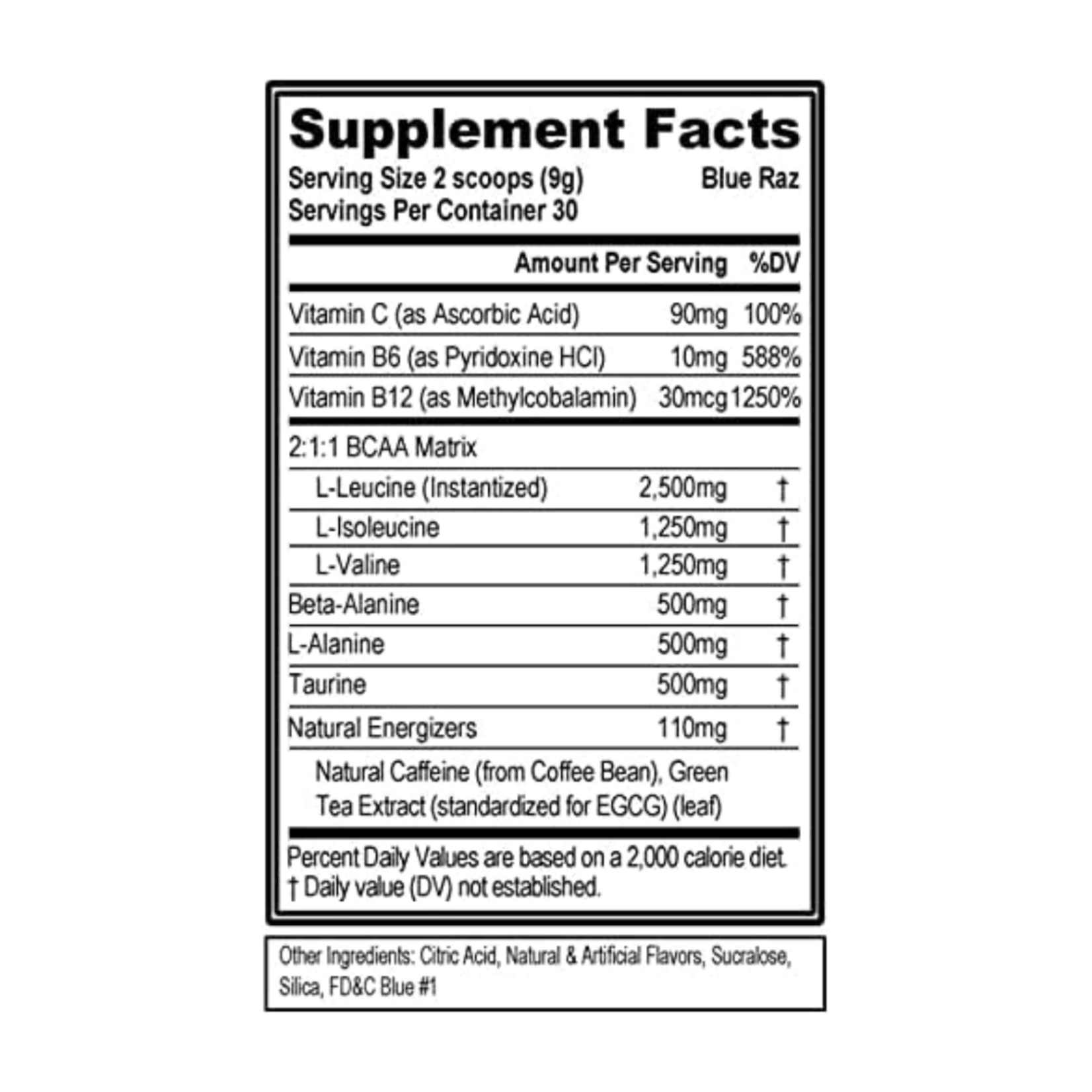 EVL NUTRITION BCAA ENERGY EVL 30SV