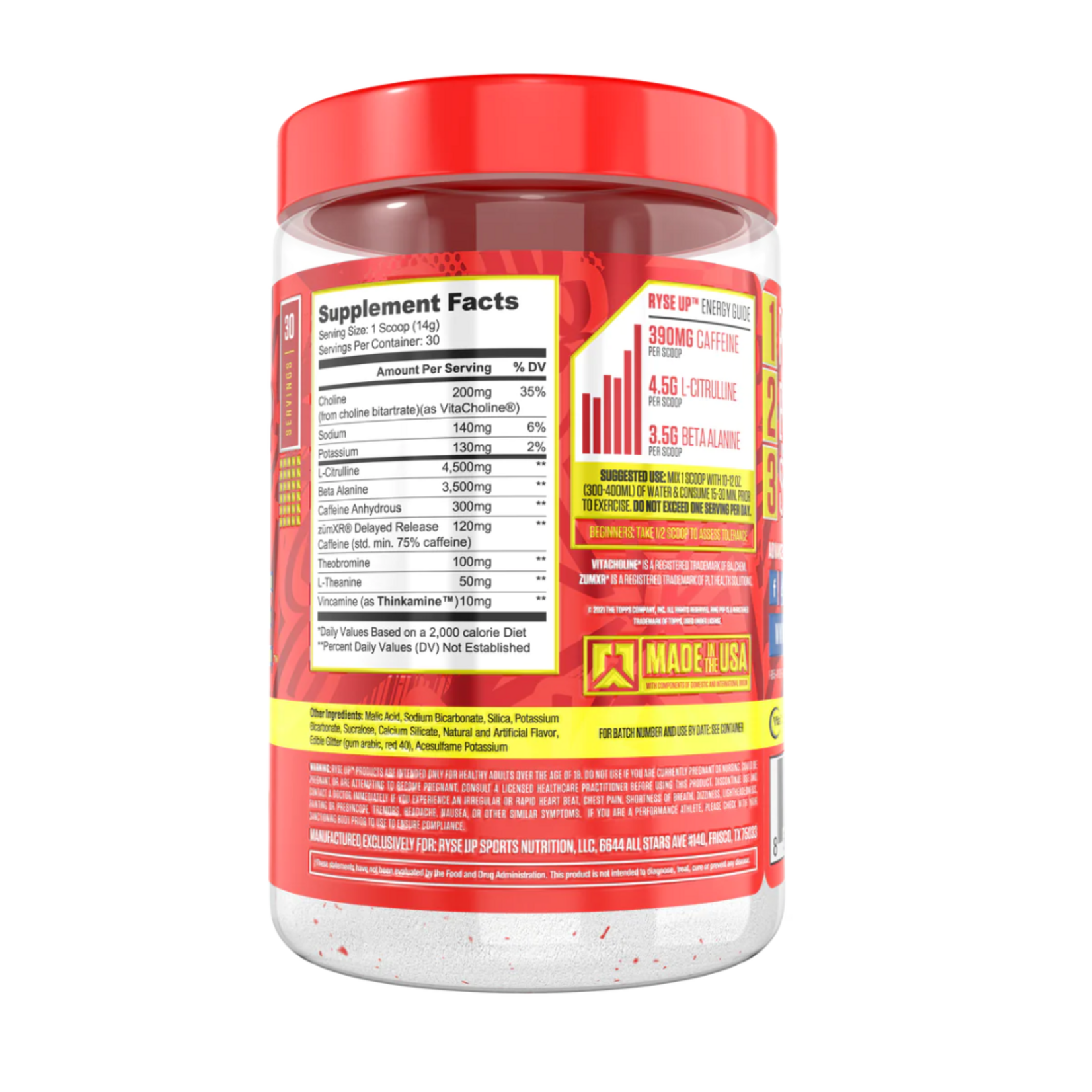 RYSE LOADED PRE WORKOUT RYSE 30SV