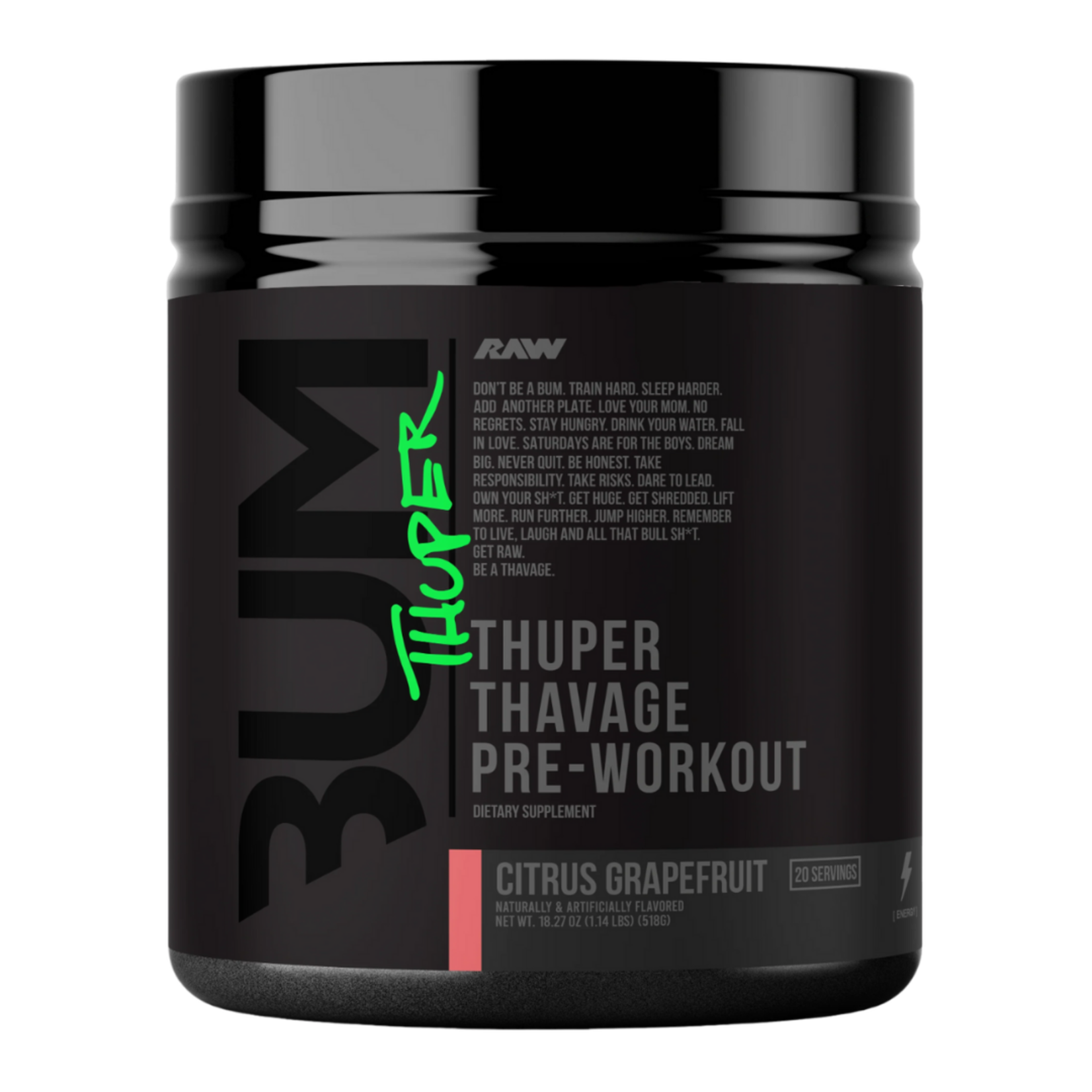 RAW CBUM THUPER THAVAGE 20SV RAW