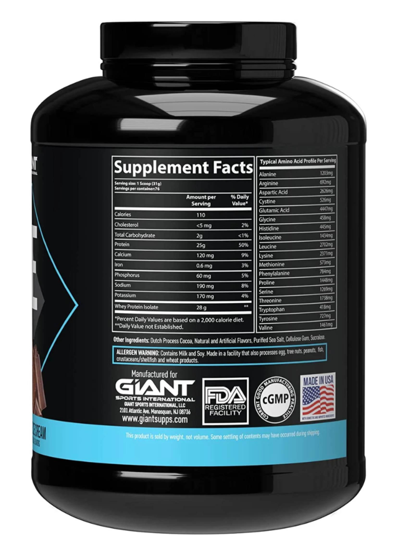 GIANT SPORTS LIQUIDACION GIANT ISOLATE 5LB GIANT SPORTS