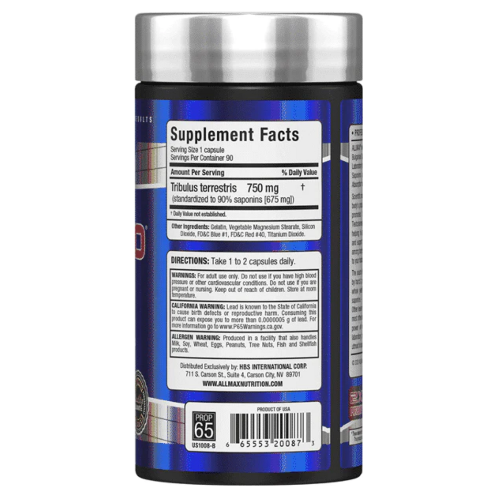 ALLMAX TRIBULUS ALLMAX 90CAPS