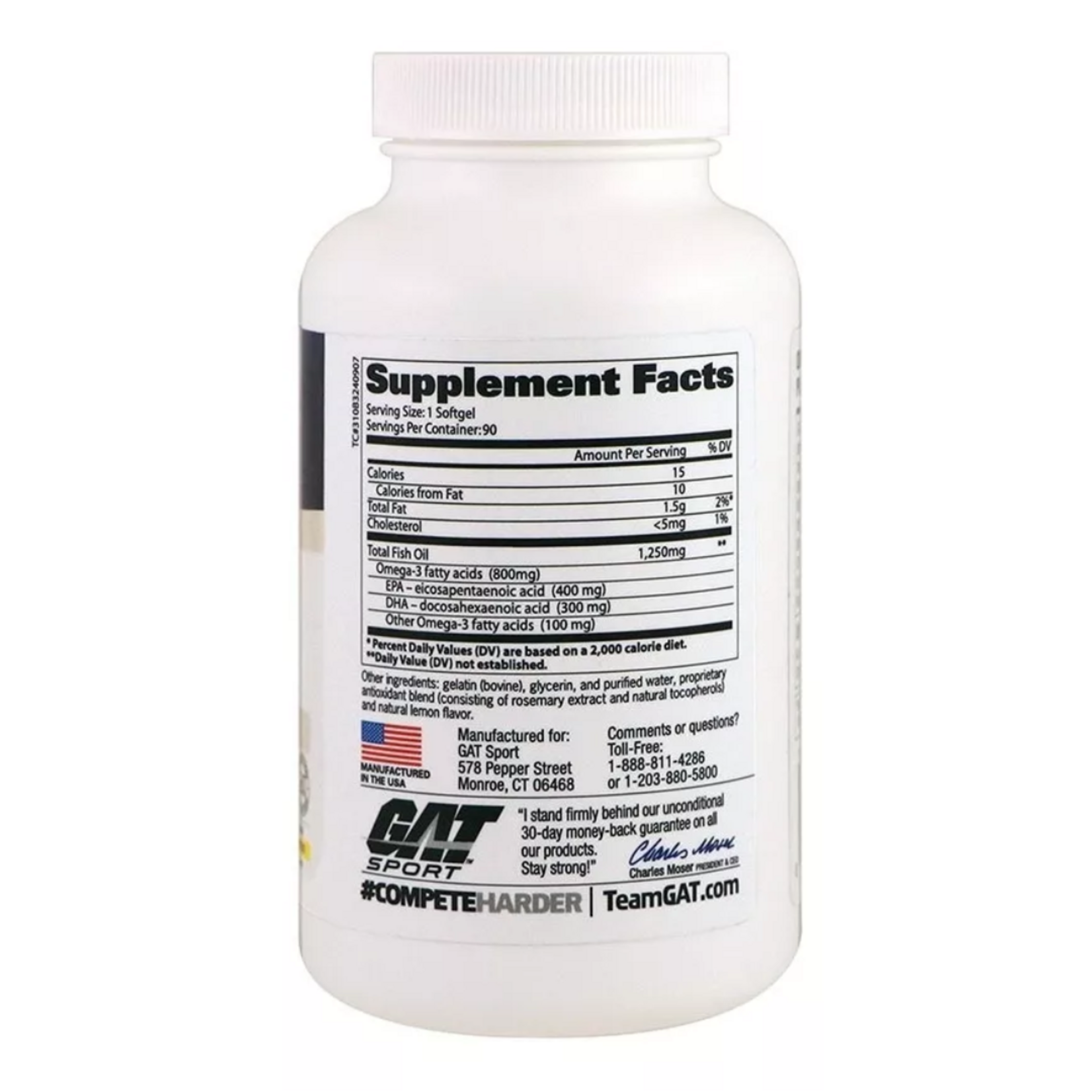 GAT OMEGA 3 GAT 800MG 90CT