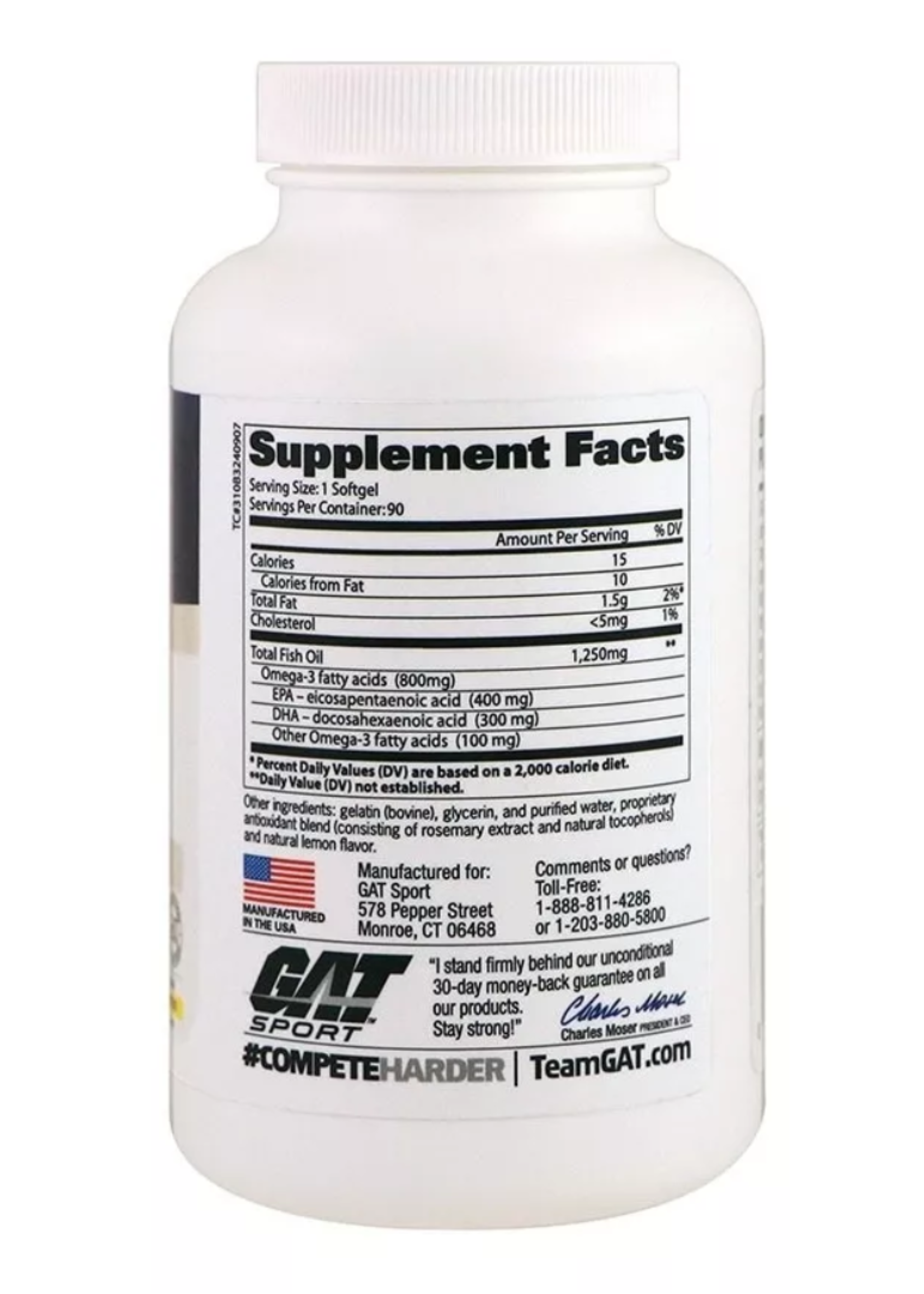 GAT OMEGA 3 GAT 800MG 90CT