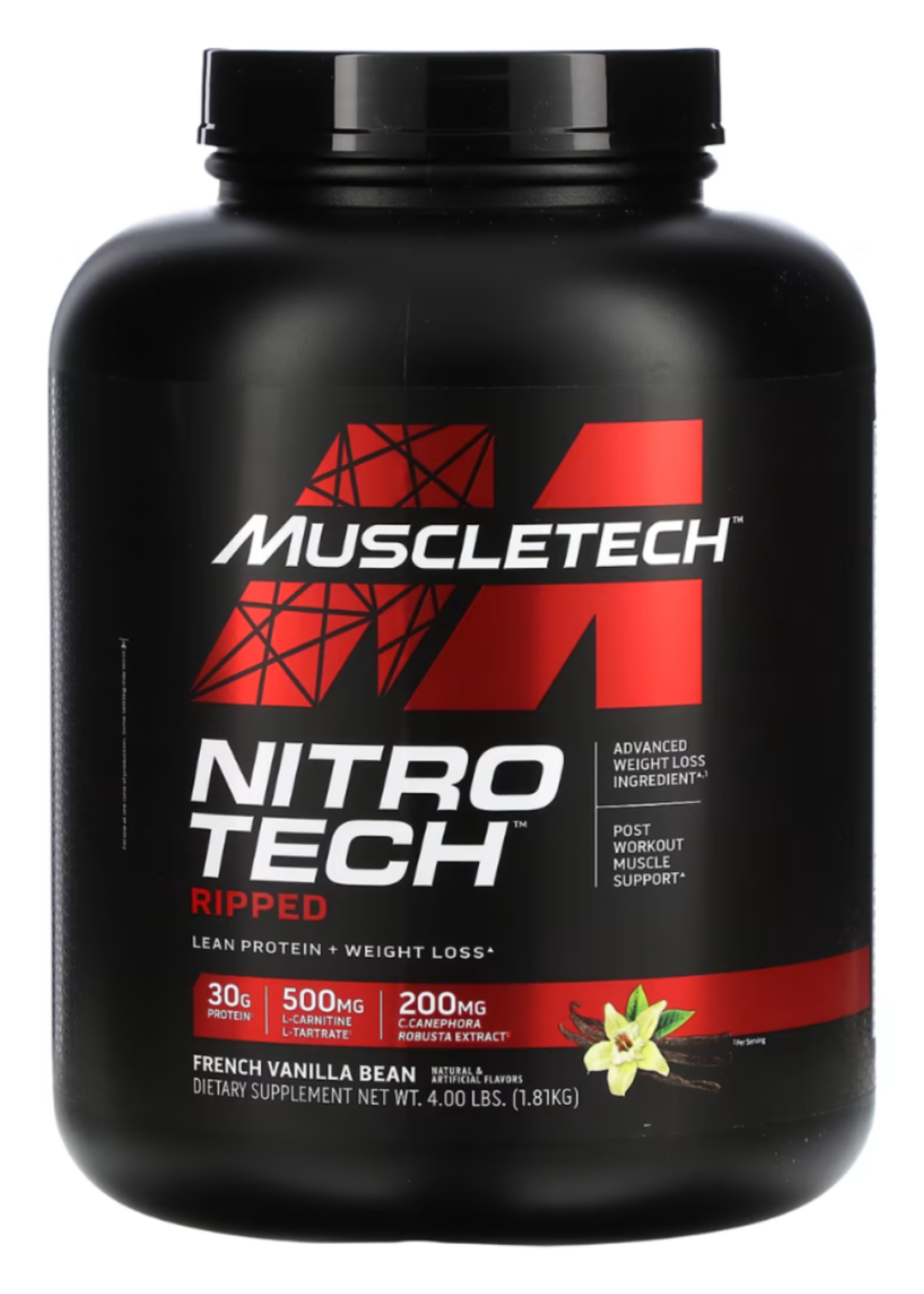 MUSCLE TECH NITRO TECH RIPPED 4LB MUSCLE TECH
