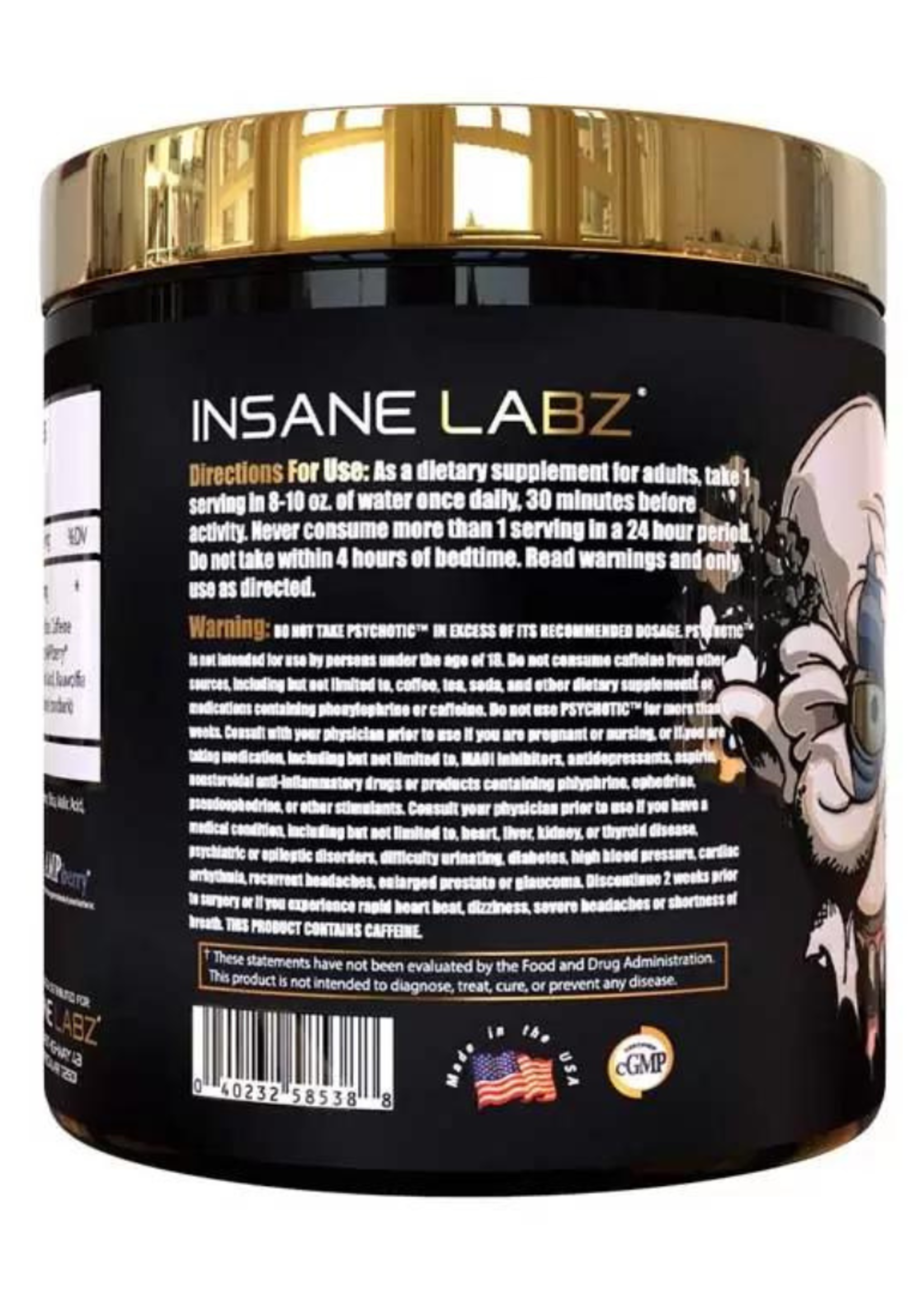 INSANE LABZ PSYCHOTIC GOLD 35SV INSANE LABZ