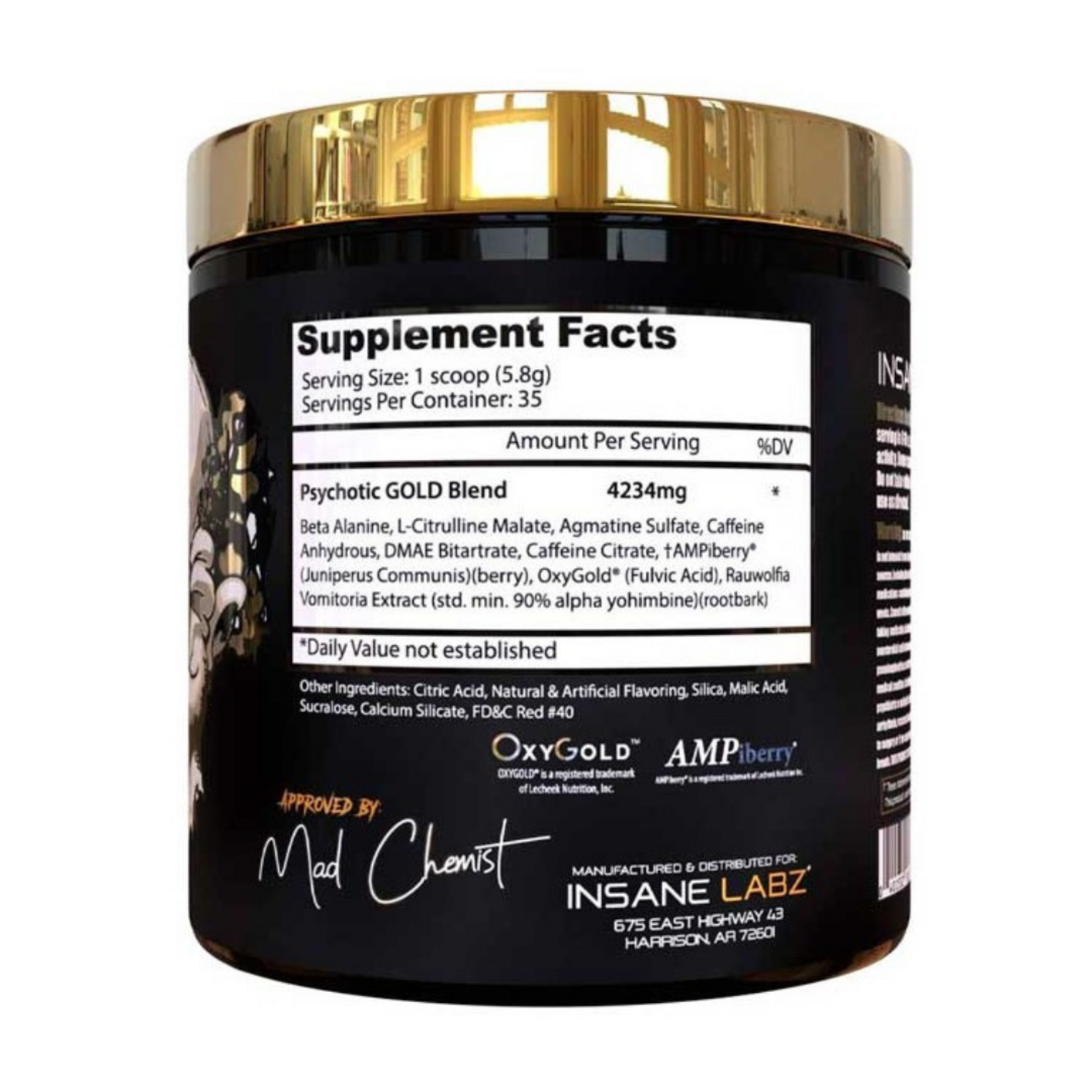 INSANE LABZ PSYCHOTIC GOLD 35SV INSANE LABZ