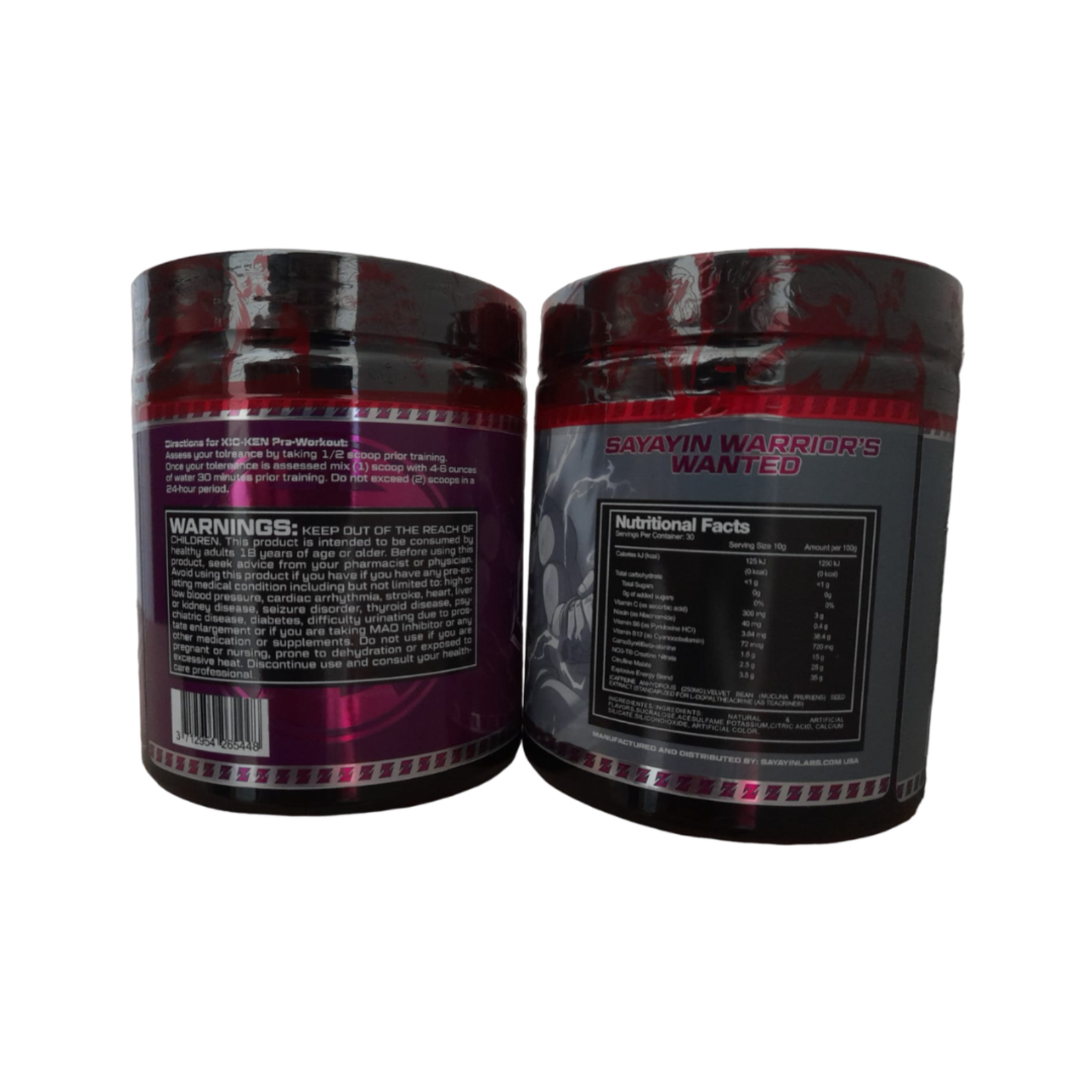 SAIYAN LABZ KAIOKEN BLACK 30SV SAIYAN LABZ