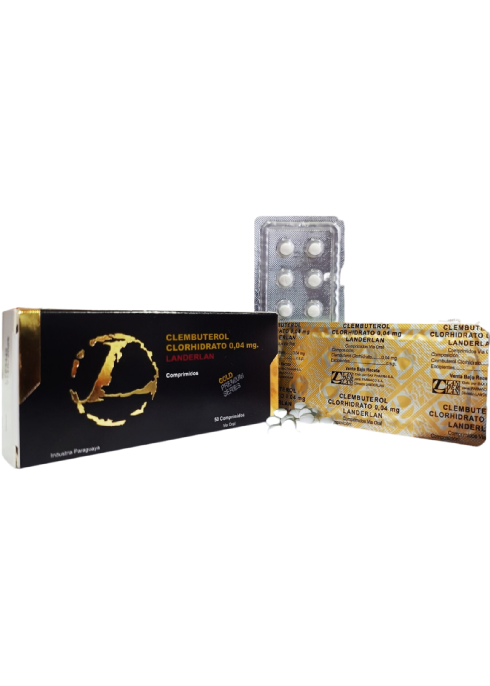 LANDERLAN CLEMBUTEROL LANDERLAND 0,04MG 50CT