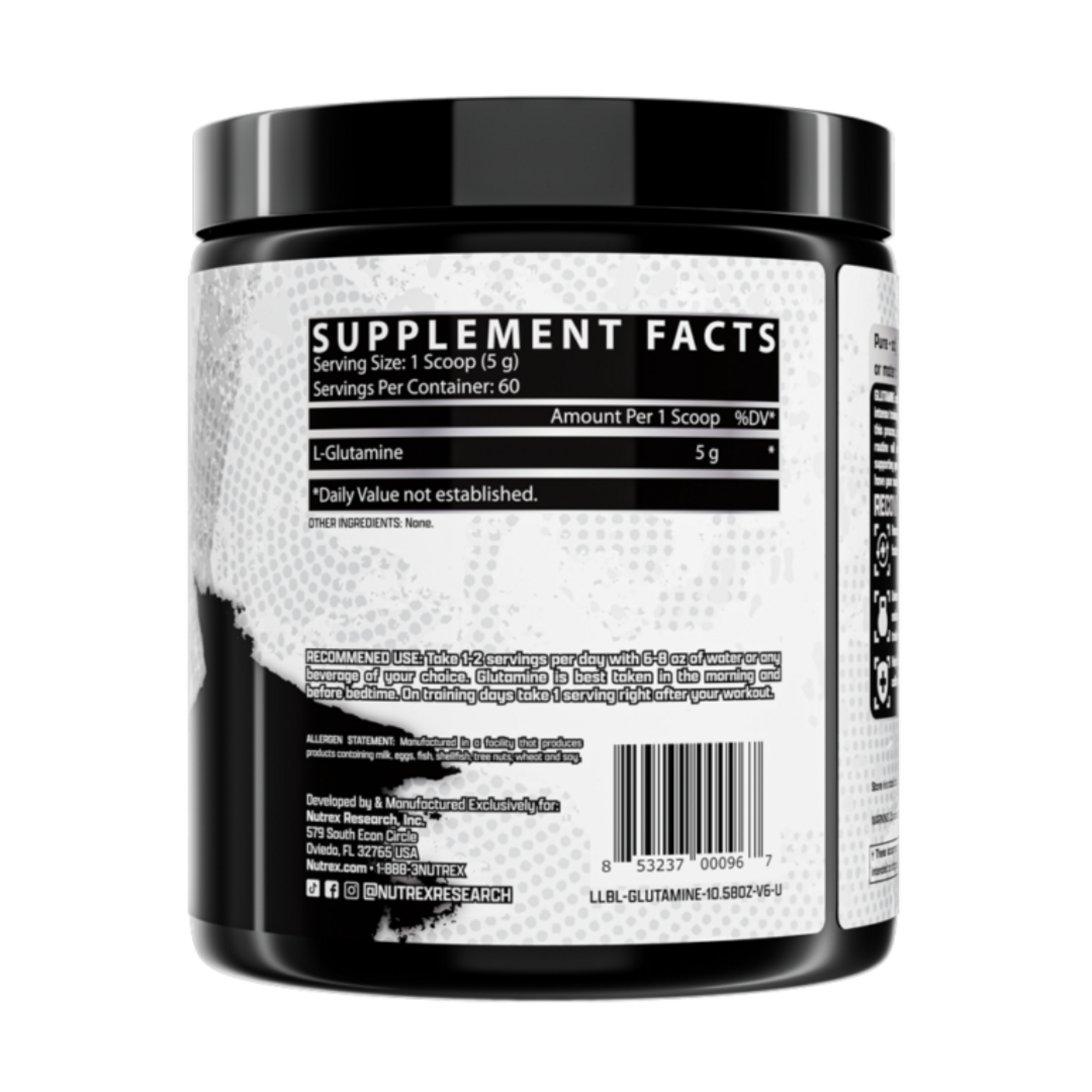 NUTREX GLUTAMINE NUTREX 60SV