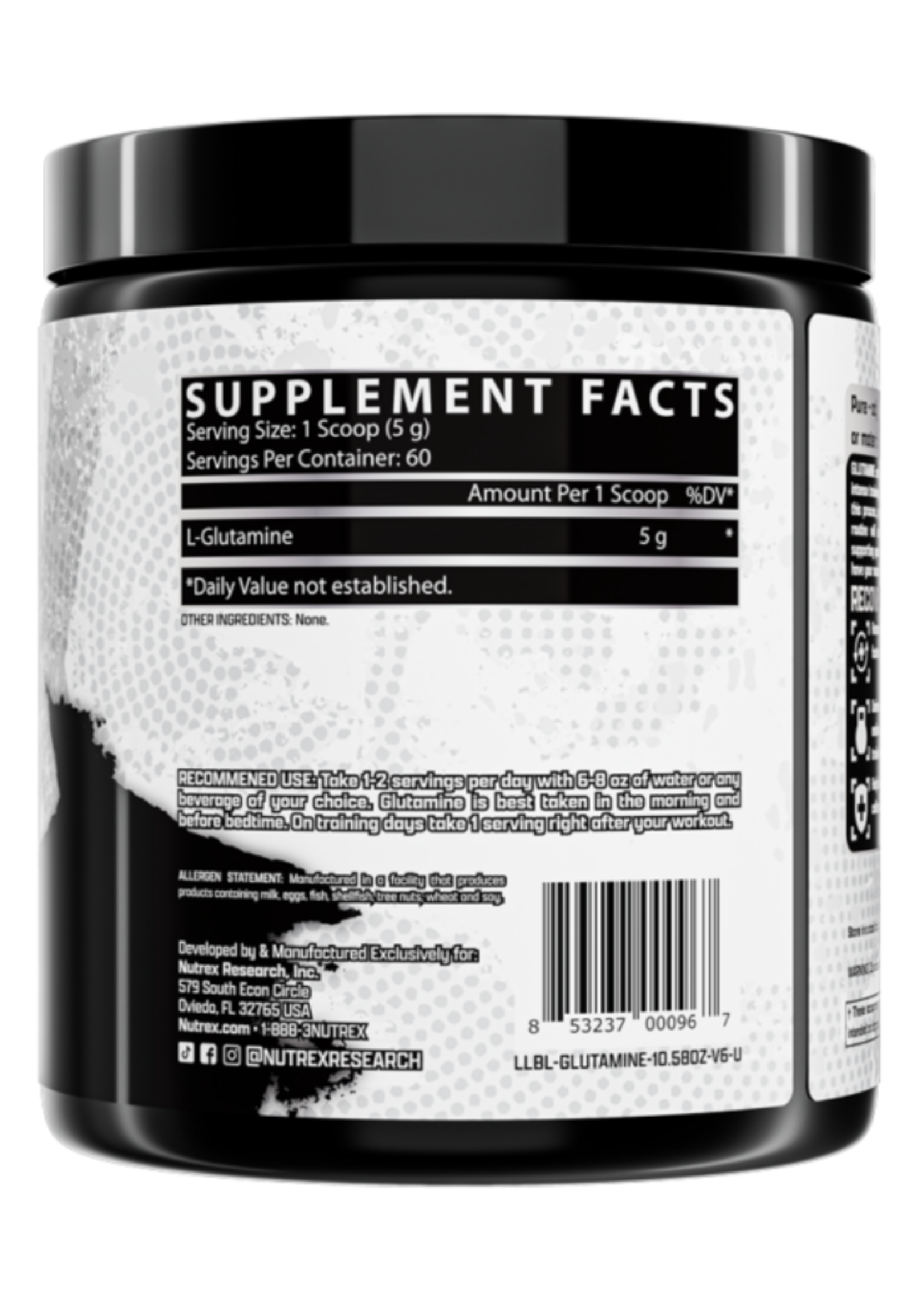 NUTREX GLUTAMINE NUTREX 60SV