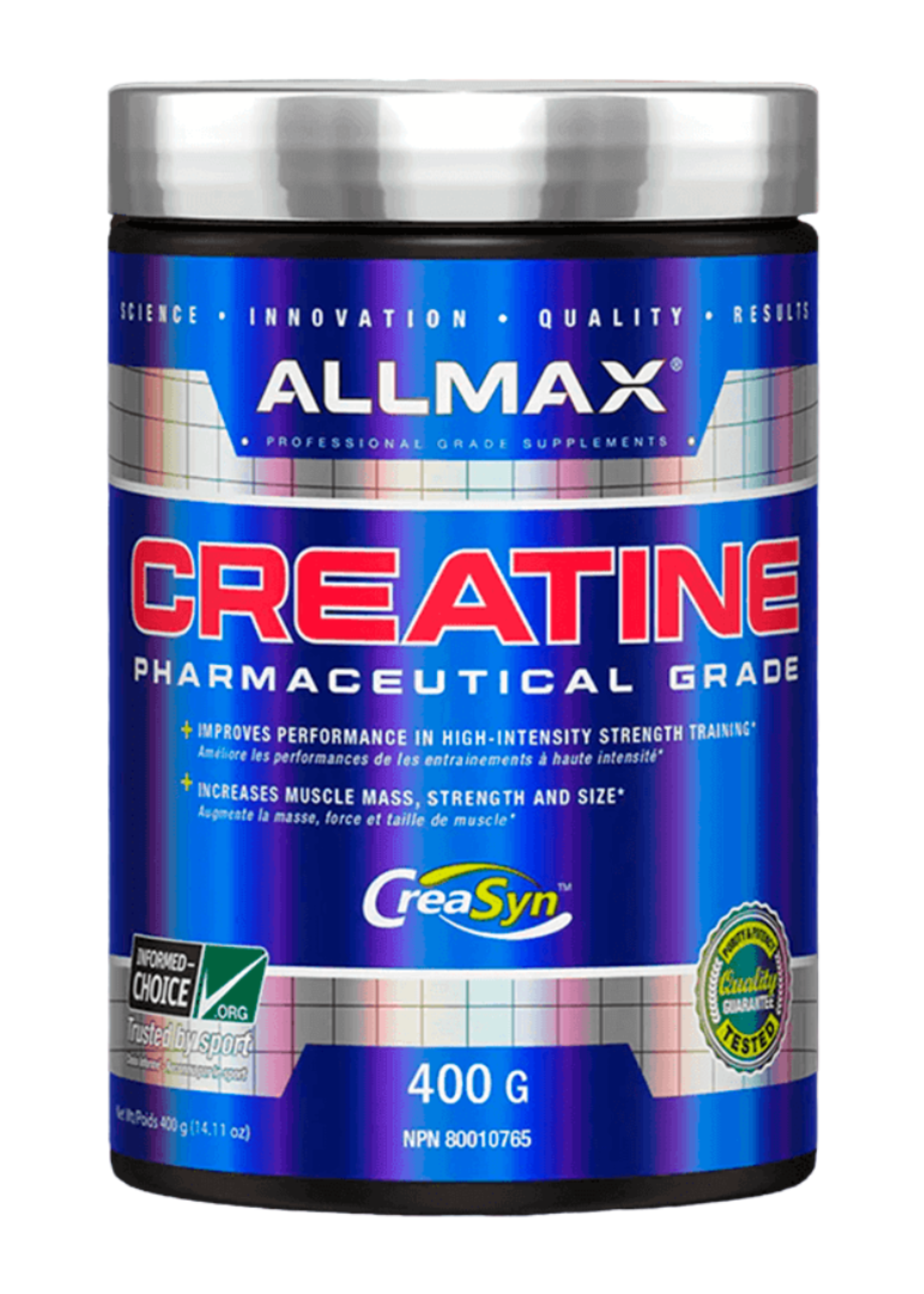 ALLMAX CREATINA ALLMAX 400GR (GRUMOSA)